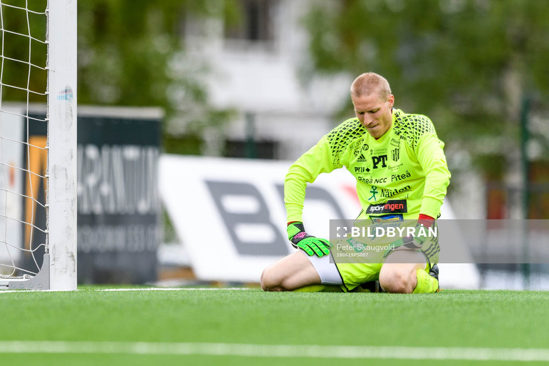 s målvakt Richard Nordlund deppar