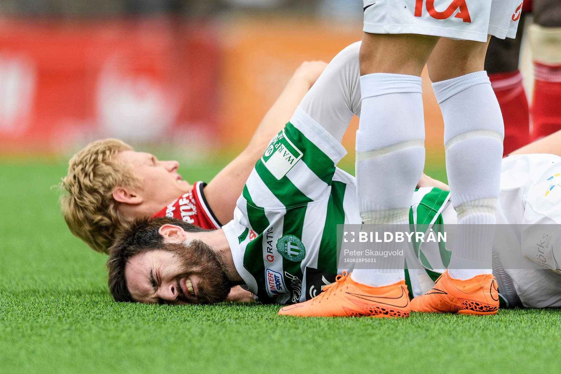Västerås Robin Blommé har ont