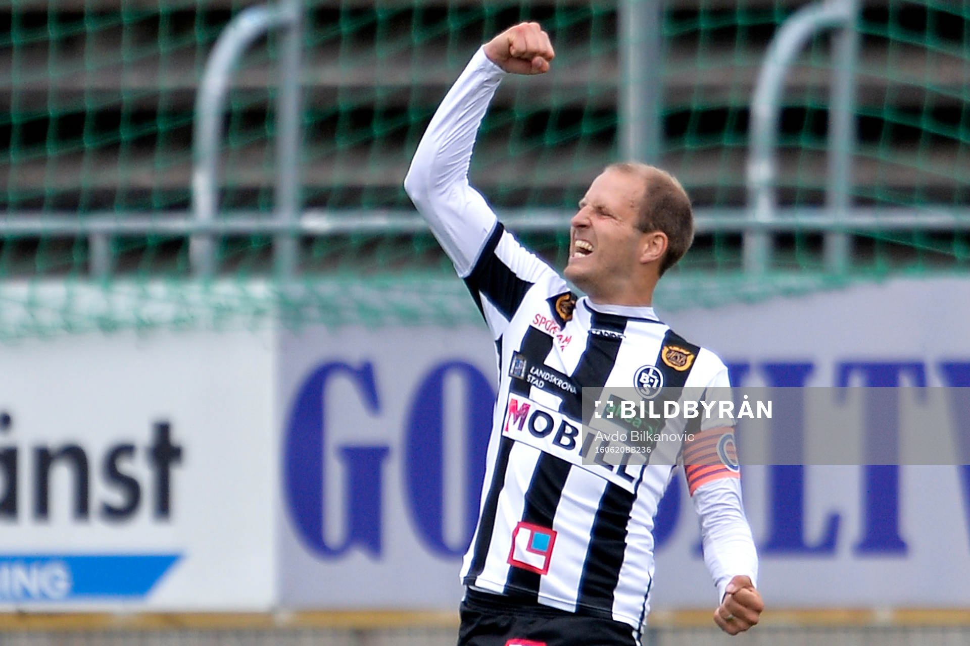 Landskronas Mikael Dahlgren jublar