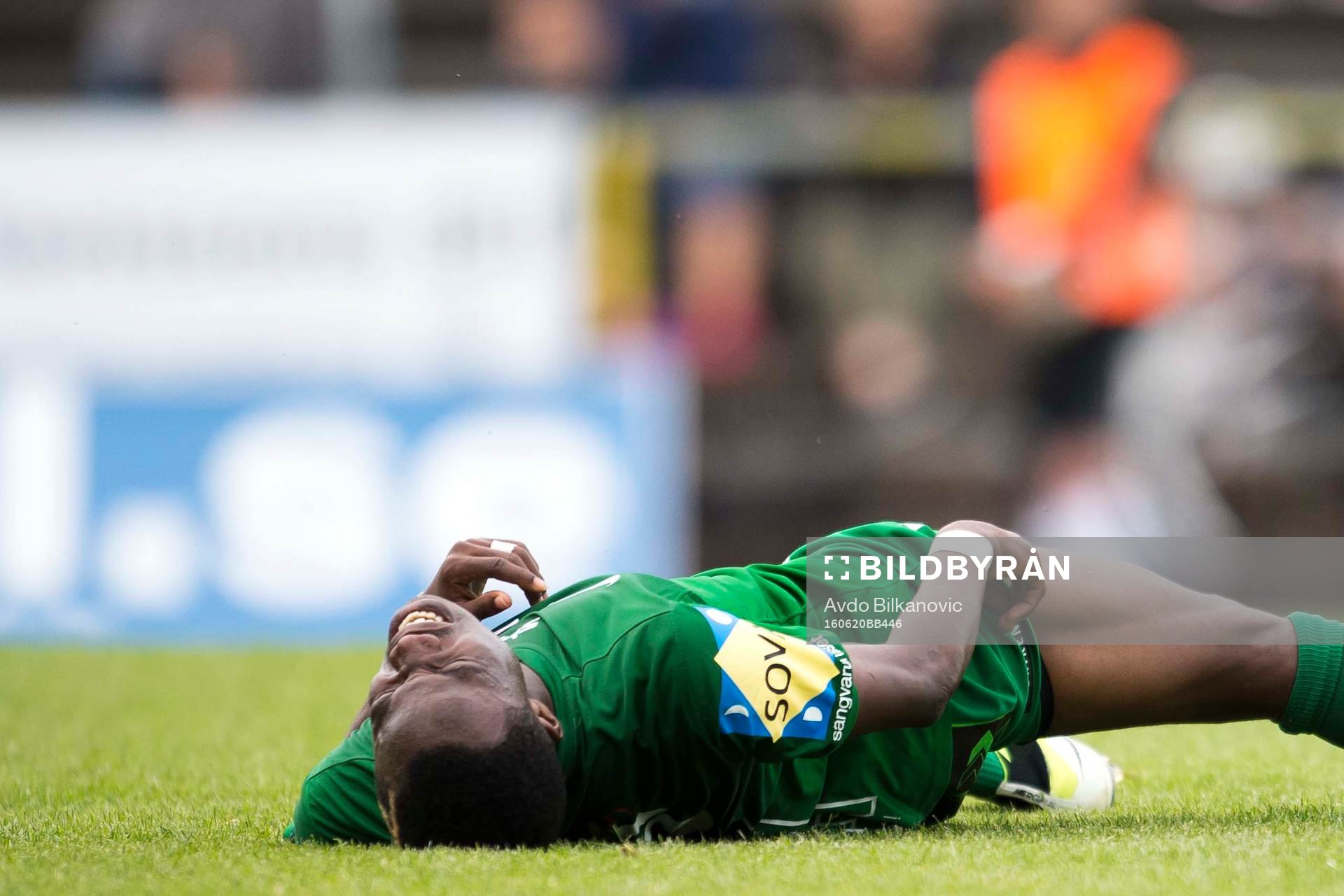 Prespas Kwame Adom Frimpong skadades