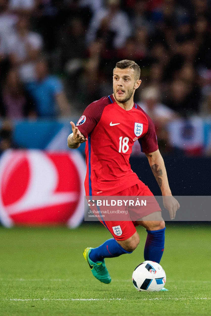 Englands Adam Lallana i fotbollsmatchen mellan Slovakien