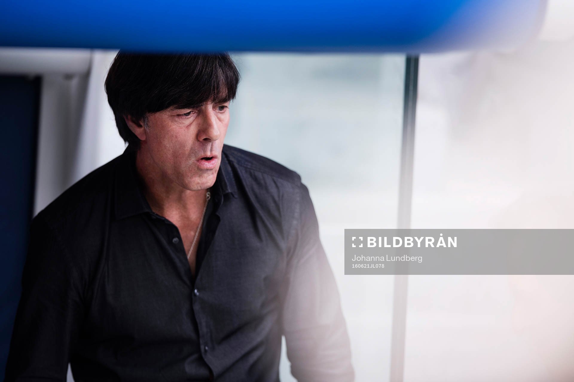 Tysklands förbundskapten Joachim Löw  i fotbollsmatchen