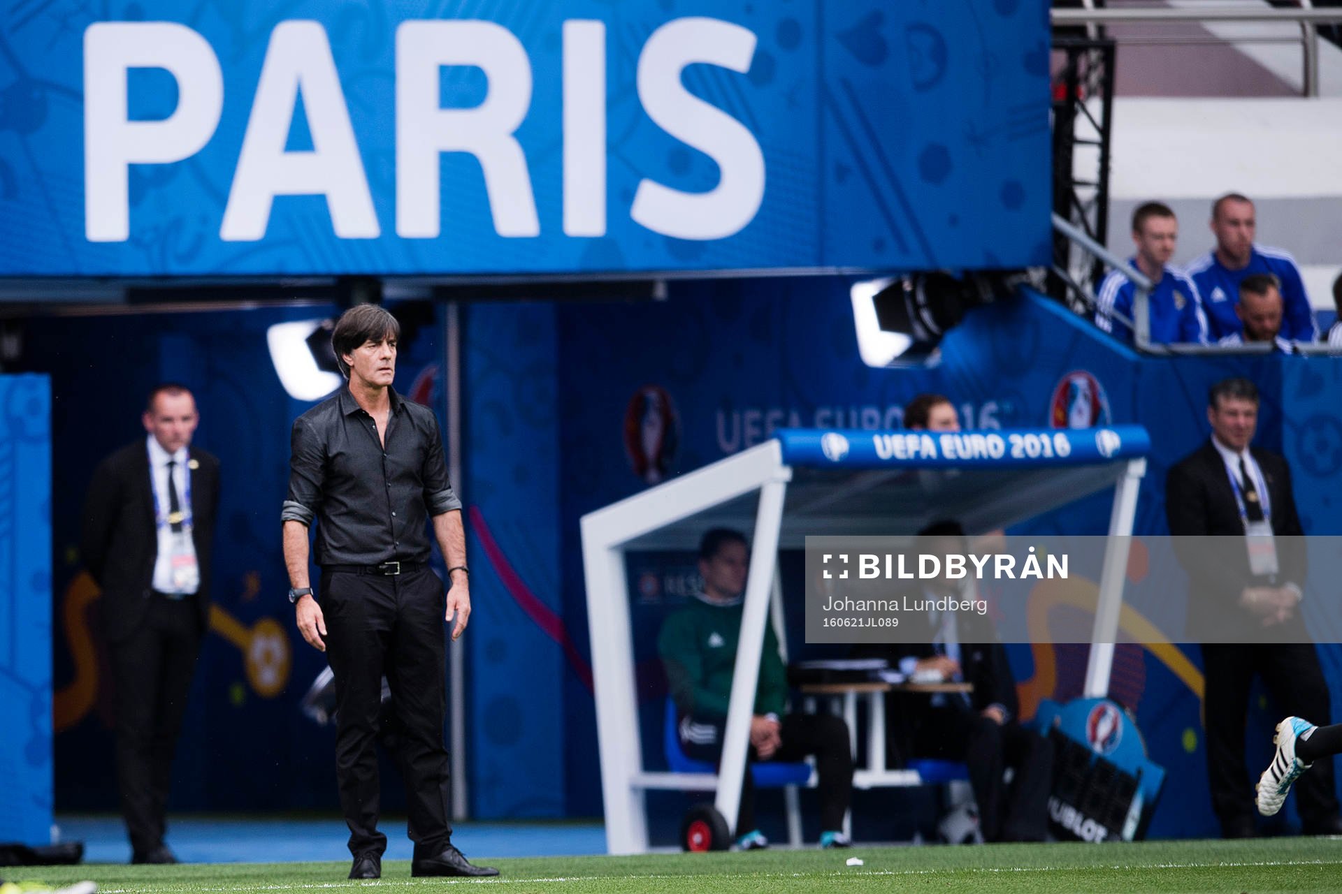 Tysklands förbundskapten Joachim Löw i fotbollsmatchen