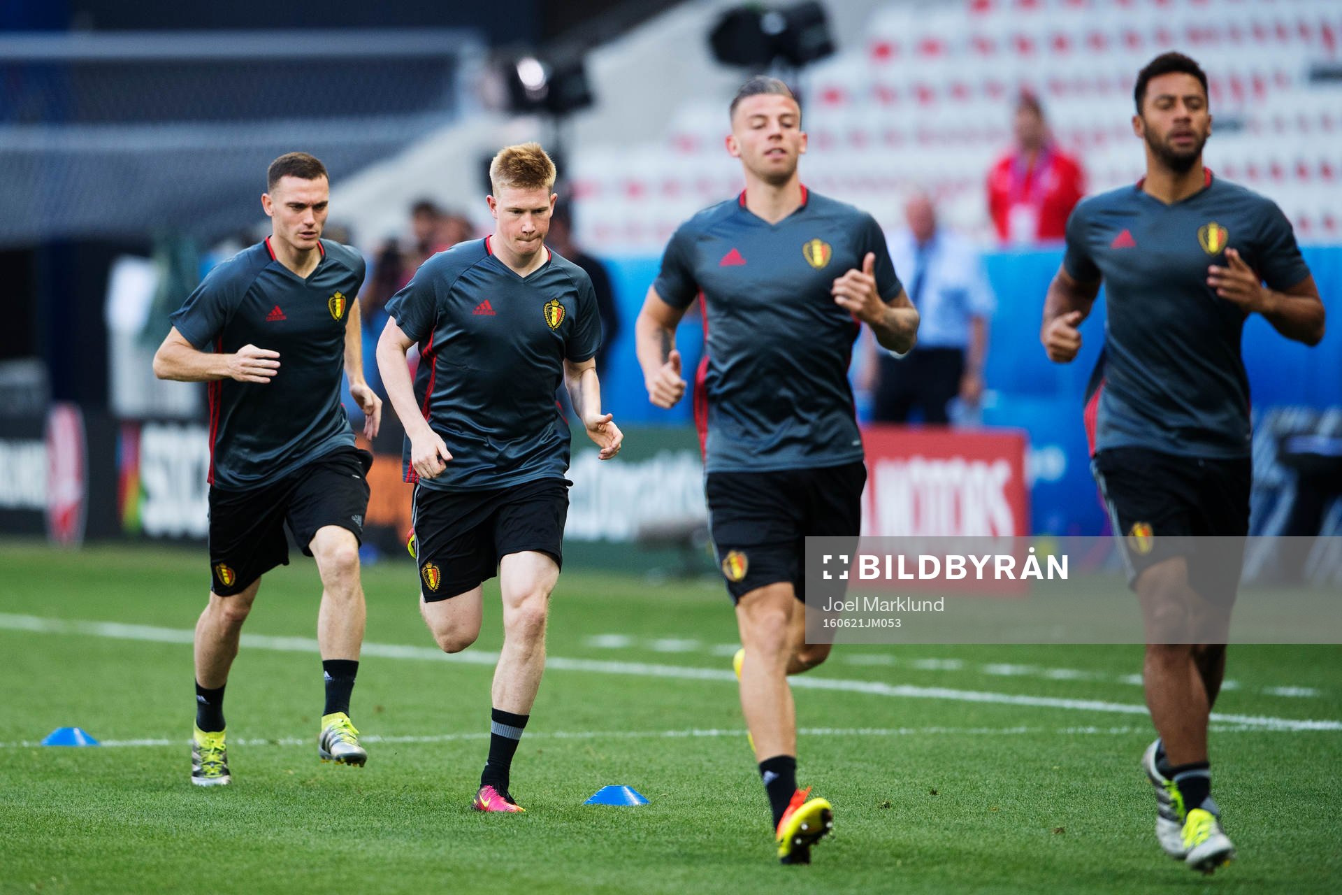 Thomas Vermaelen och Kevin de Bruyne på Belgiens