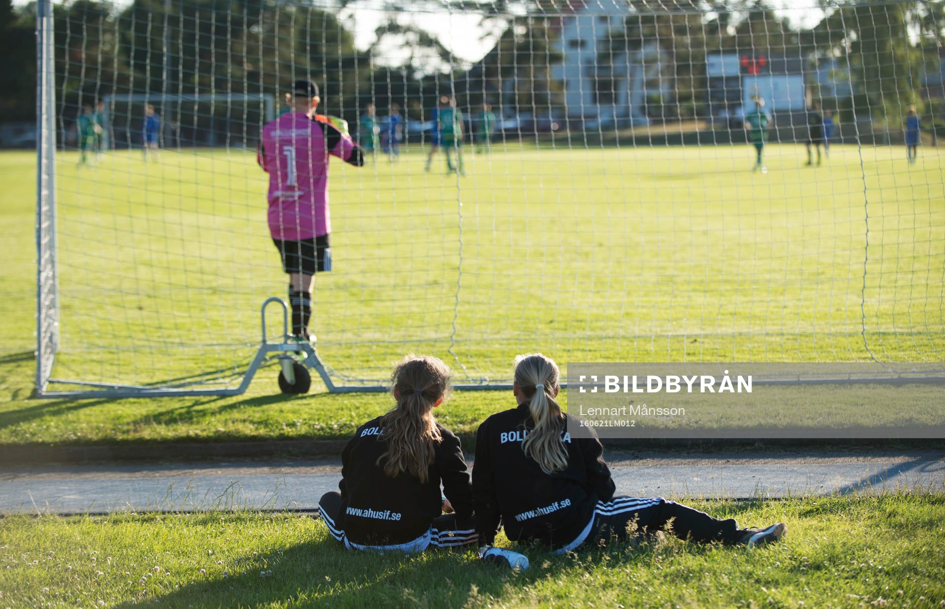 Bollflickor  i matchen i division 5 mellan Åhus och