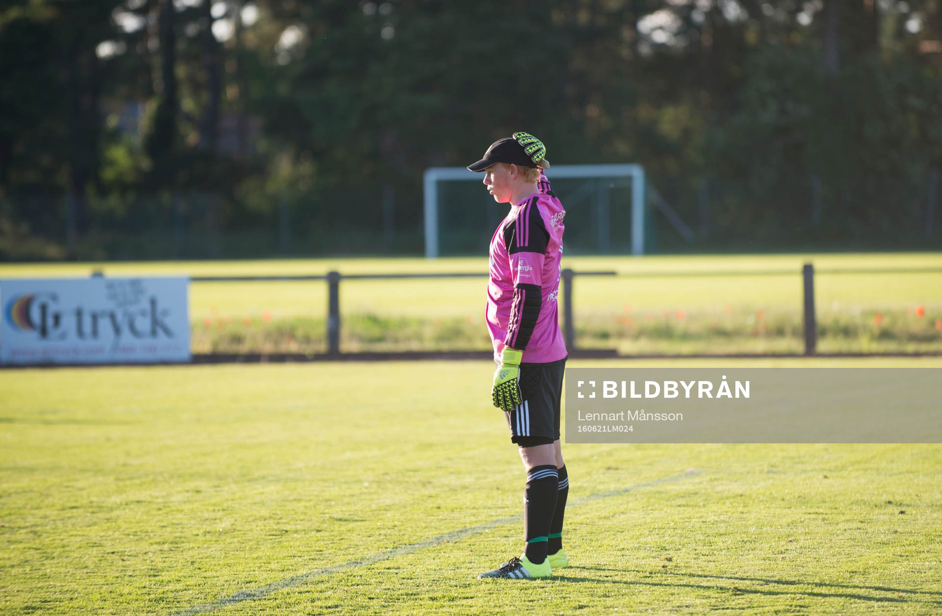 Åhus målvakt i matchen i division 5 mellan Åhus och