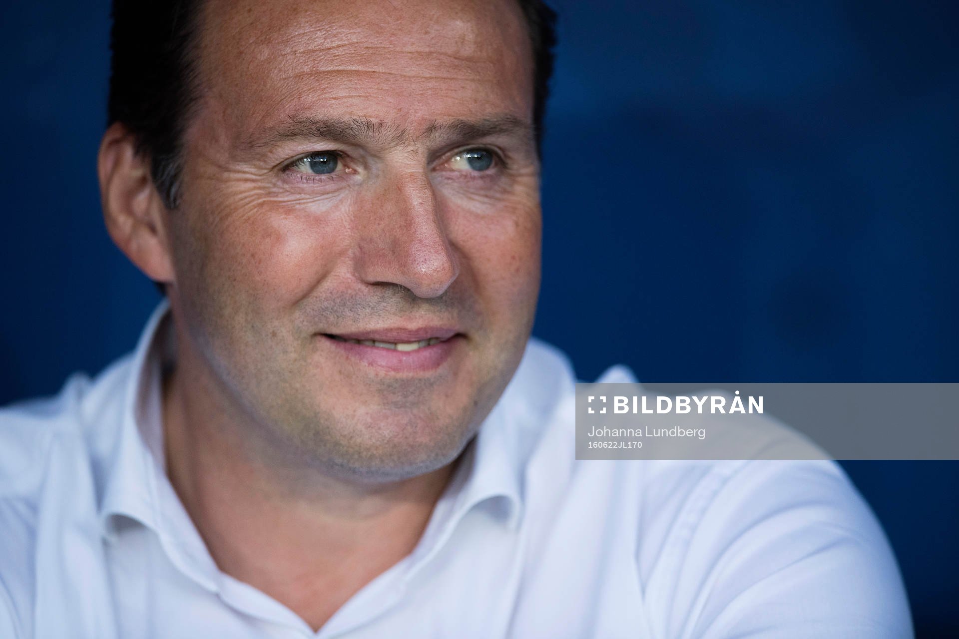 Belgiens förbundskapten Marc Wilmots i fotbollsmatchen