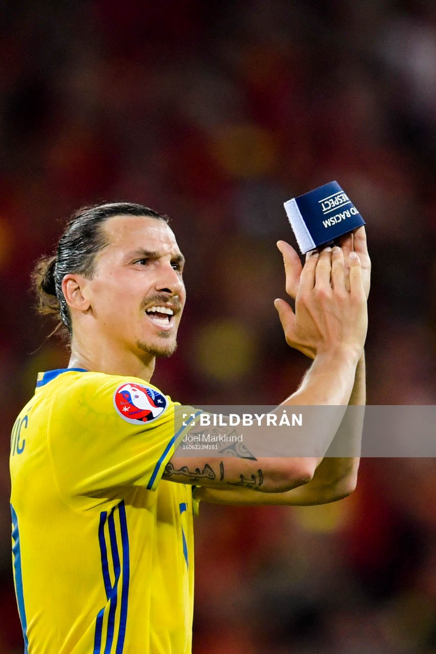 Sveriges Zlatan Ibrahimovic deppar