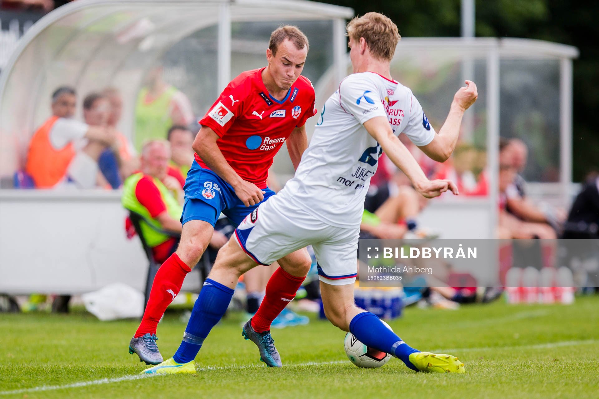 Helsingborgs Carl Wede och Vålerengas  Simen Kristiansen