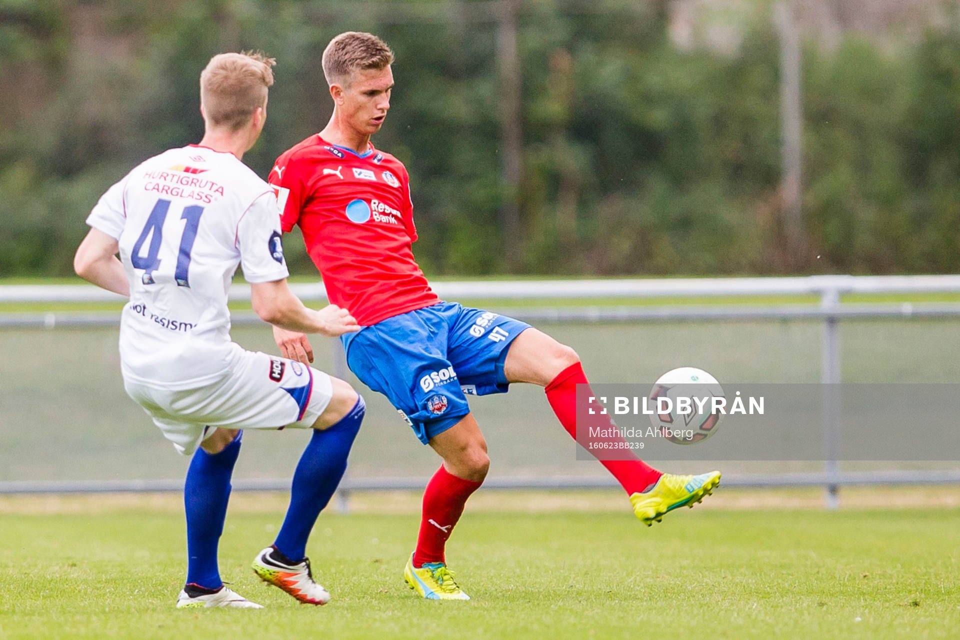 Helsingborgs Charlie Weberg och Vålerengas  Sander