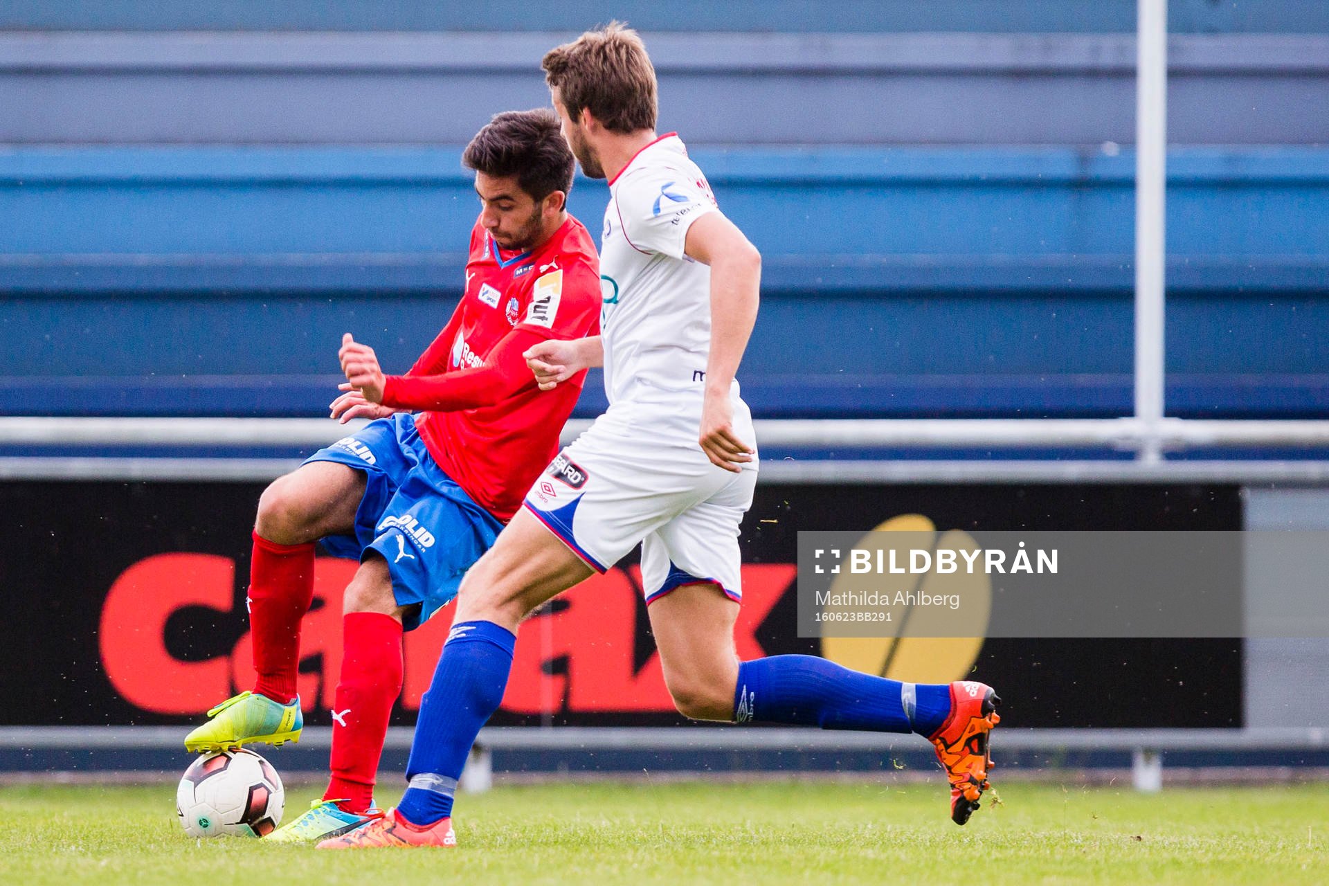 Helsingborgs Mohammed Fahs med bollen