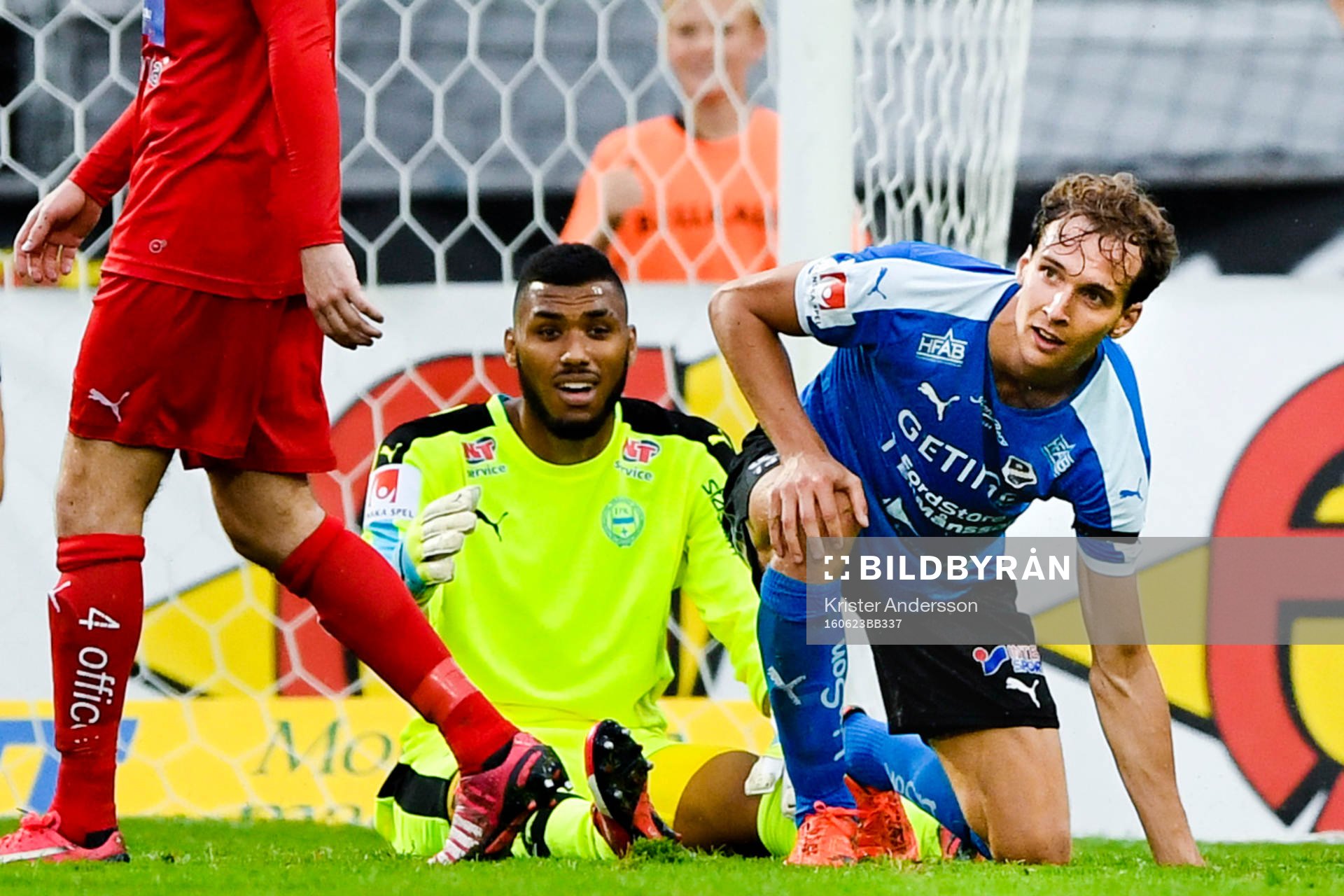 Halmstads Alexander Henningsson jublar