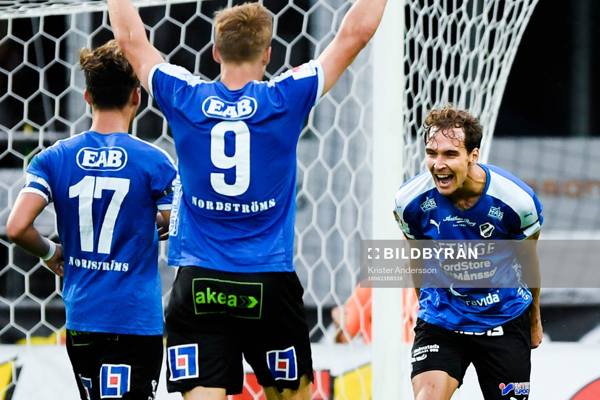 Halmstads Alexander Henningsson jublar