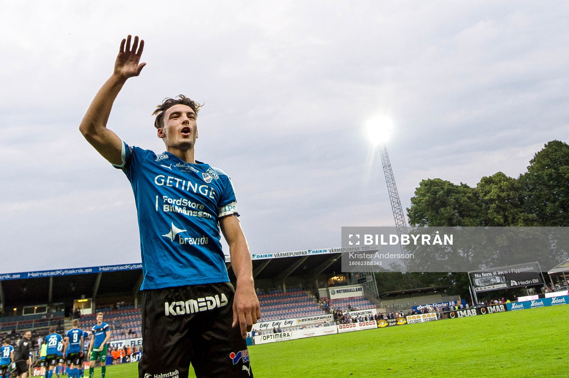 Halmstads Sead Haksabanovic jublar