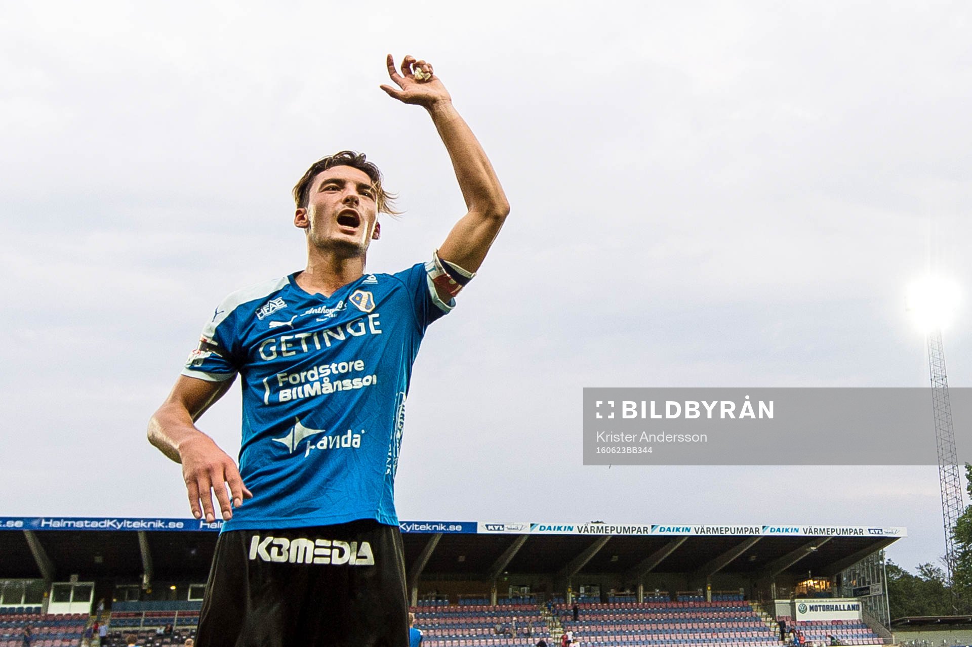 Halmstads Sead Haksabanovic jublar