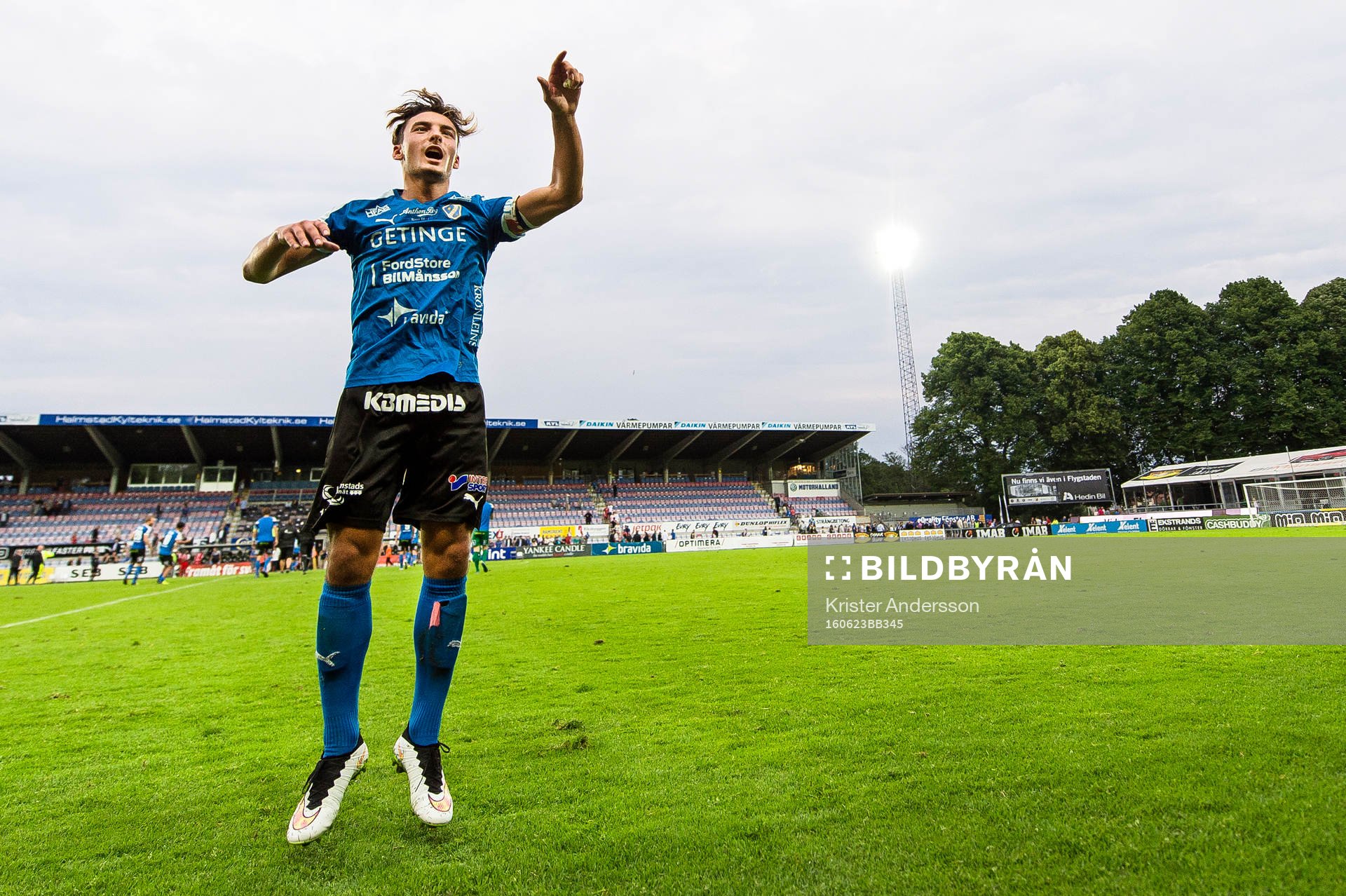 Halmstads Sead Haksabanovic jublar