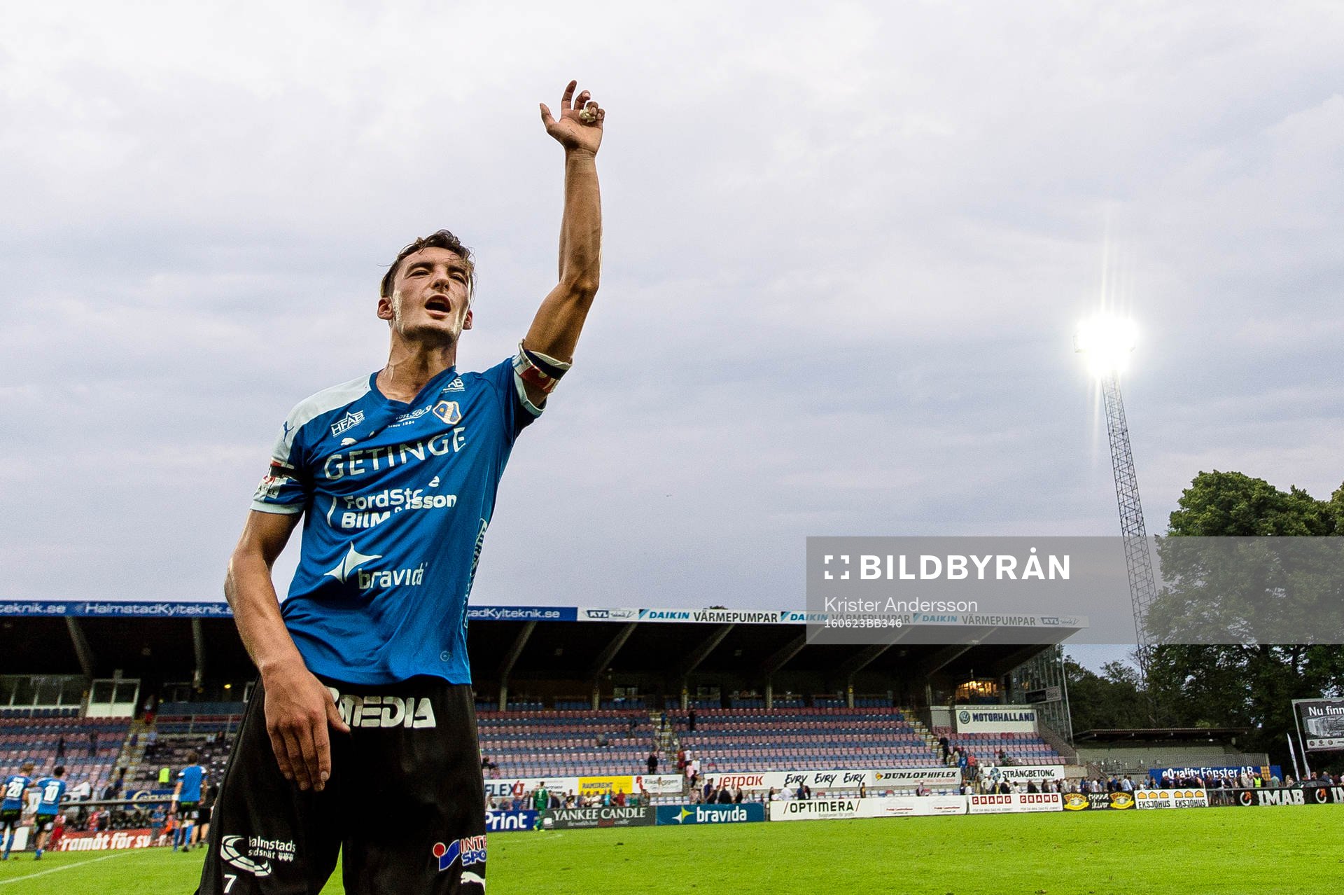 Halmstads Sead Haksabanovic jublar