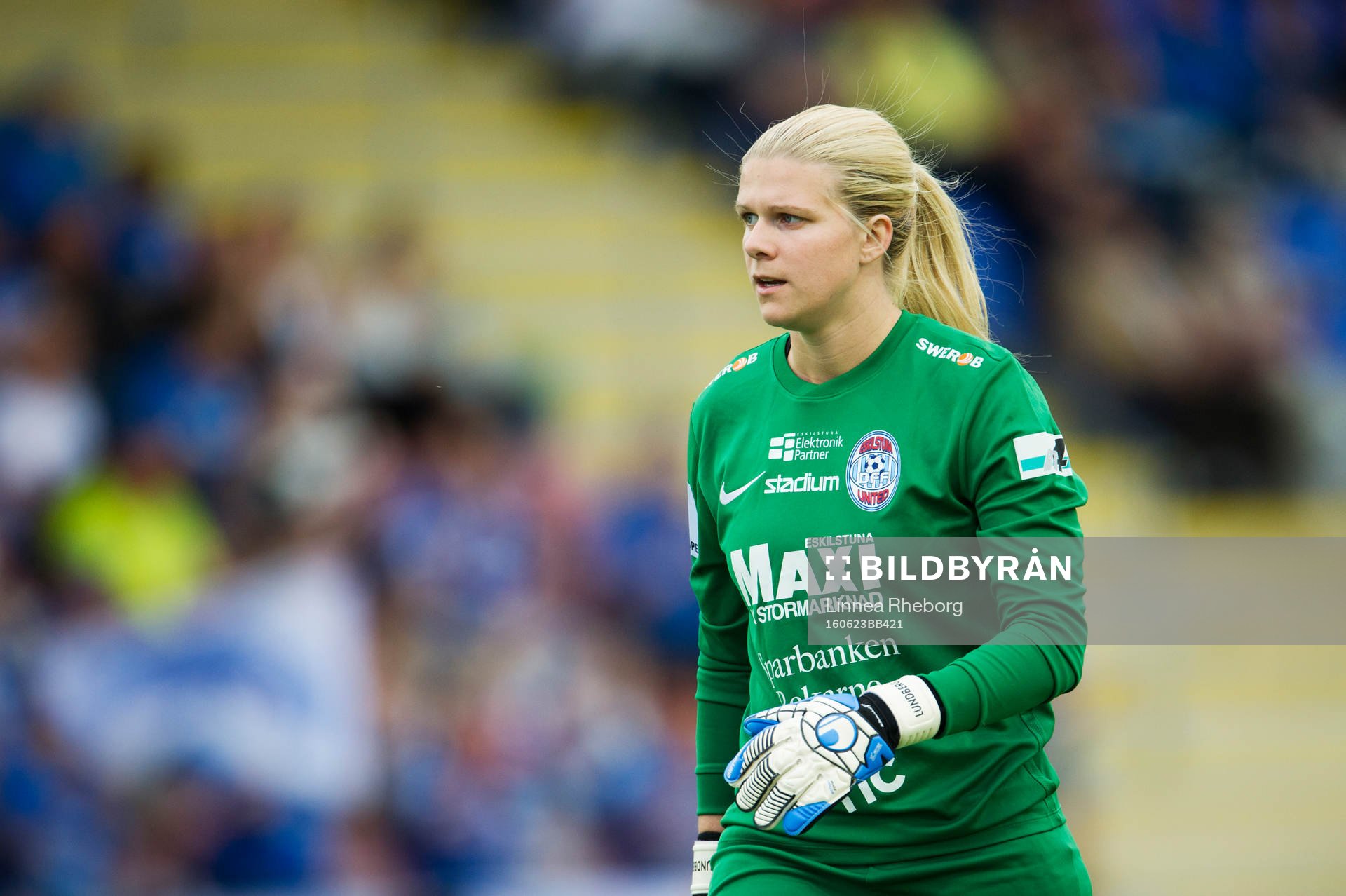 Eskilstunas målvakt Emelie Lundberg