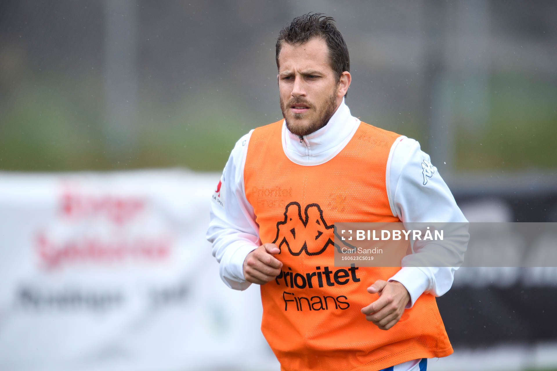 IFK Göteborgs Tobias Hysén värmer upp