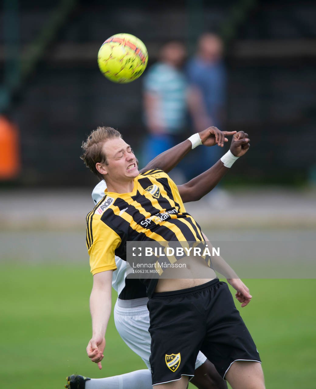 IFK Hässleholms Axel Harletun i matchen i division 2