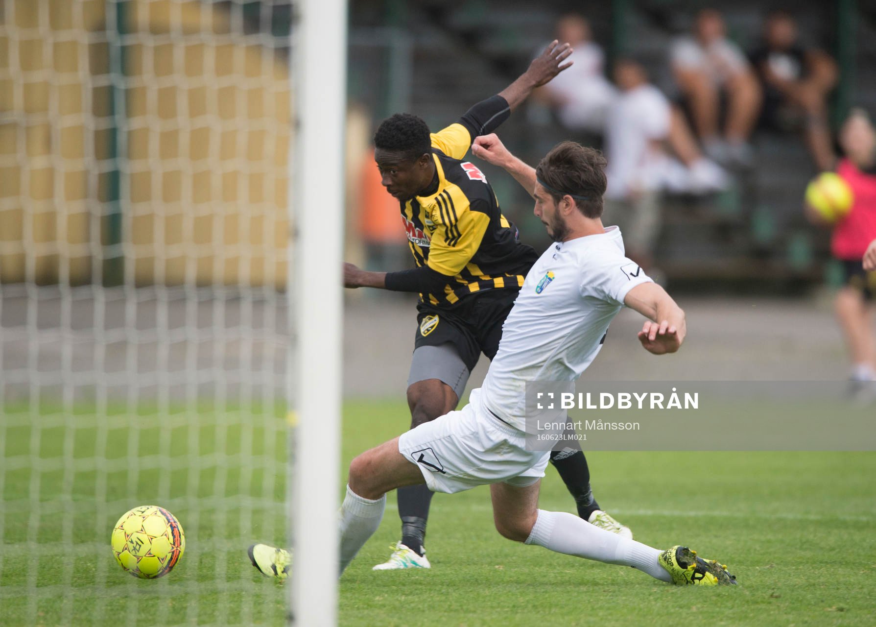 IFK Hässleholms Kojo Annor i matchen i division 2 mellan