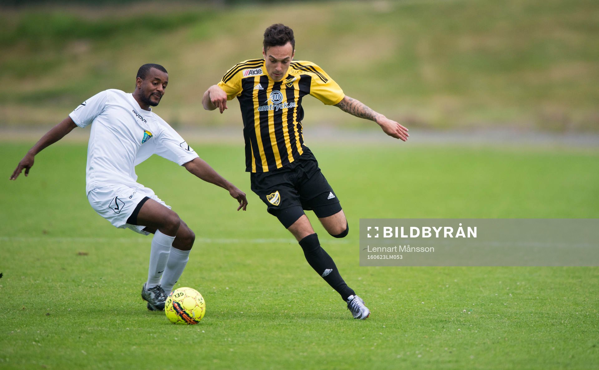 IFK Hässleholms Karim Al-Asi i matchen i division 2 mellan
