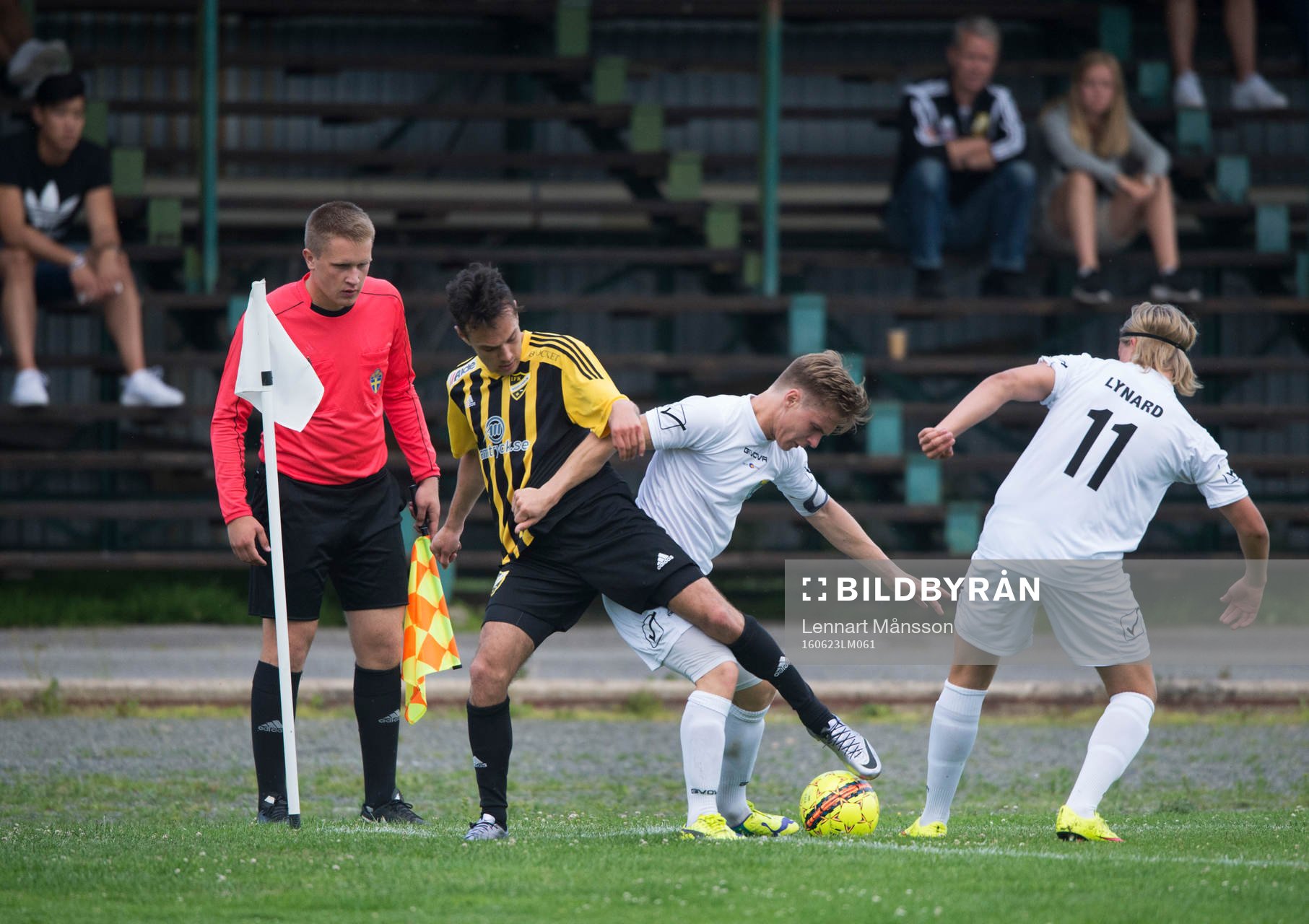 IFK Hässleholms Karim Al-Asi i matchen i division 2 mellan