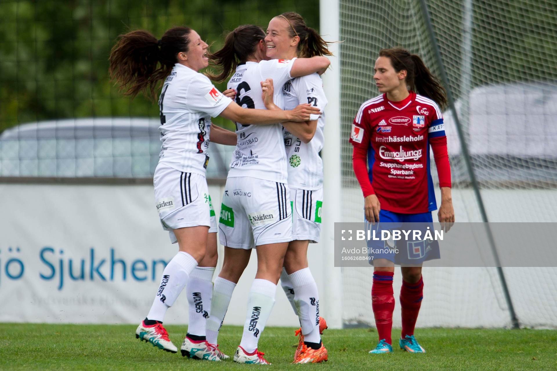 Piteås Lena Blomkvist, Josefin Johansson och Felicia