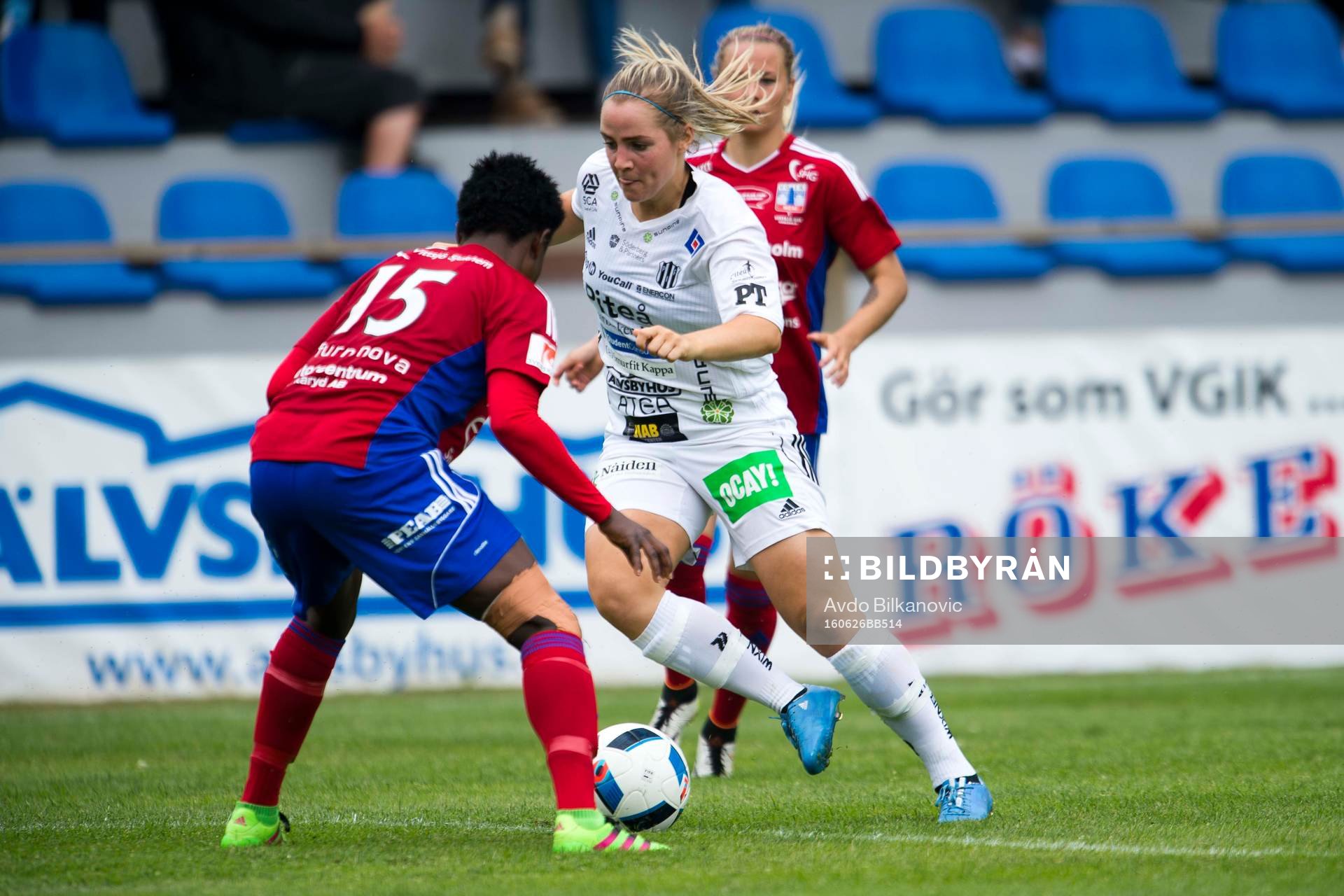 Vittsjös Josephine Chukwunonye möter Piteås Irma Helin