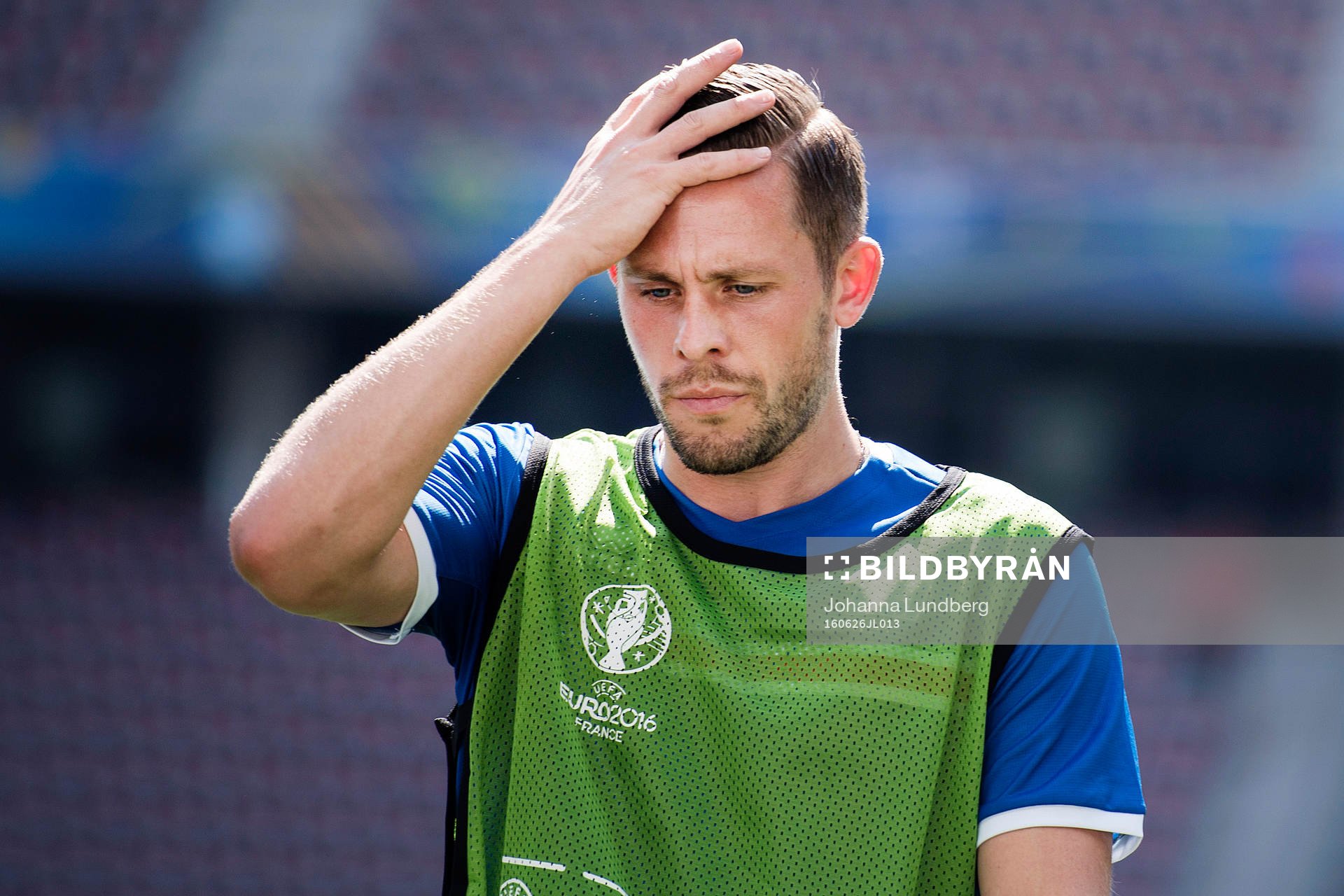 Gylfi Sigurdsson på Islands fotbollslandslags träning