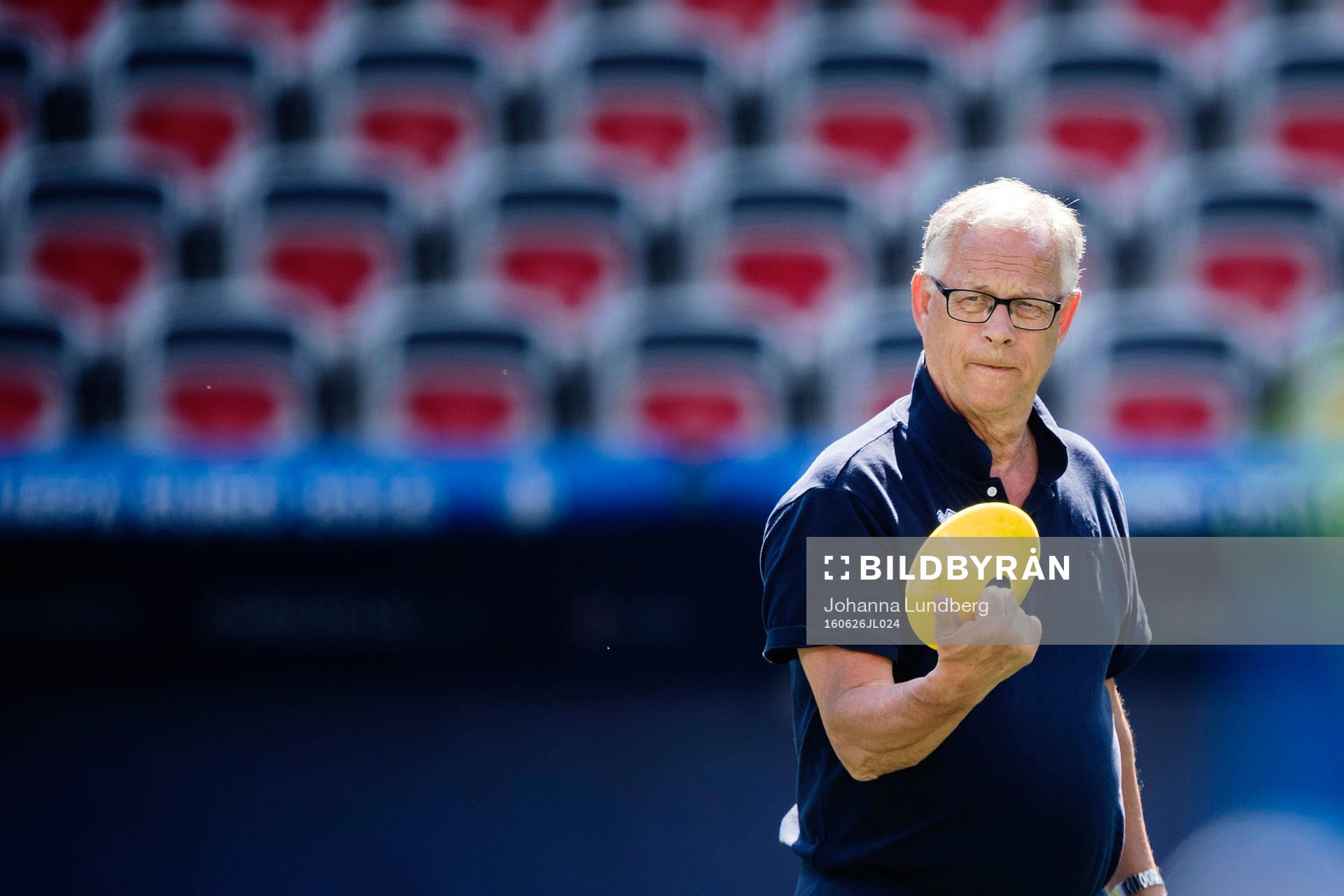 förbundskapten Lars Lagerbäck på Islands