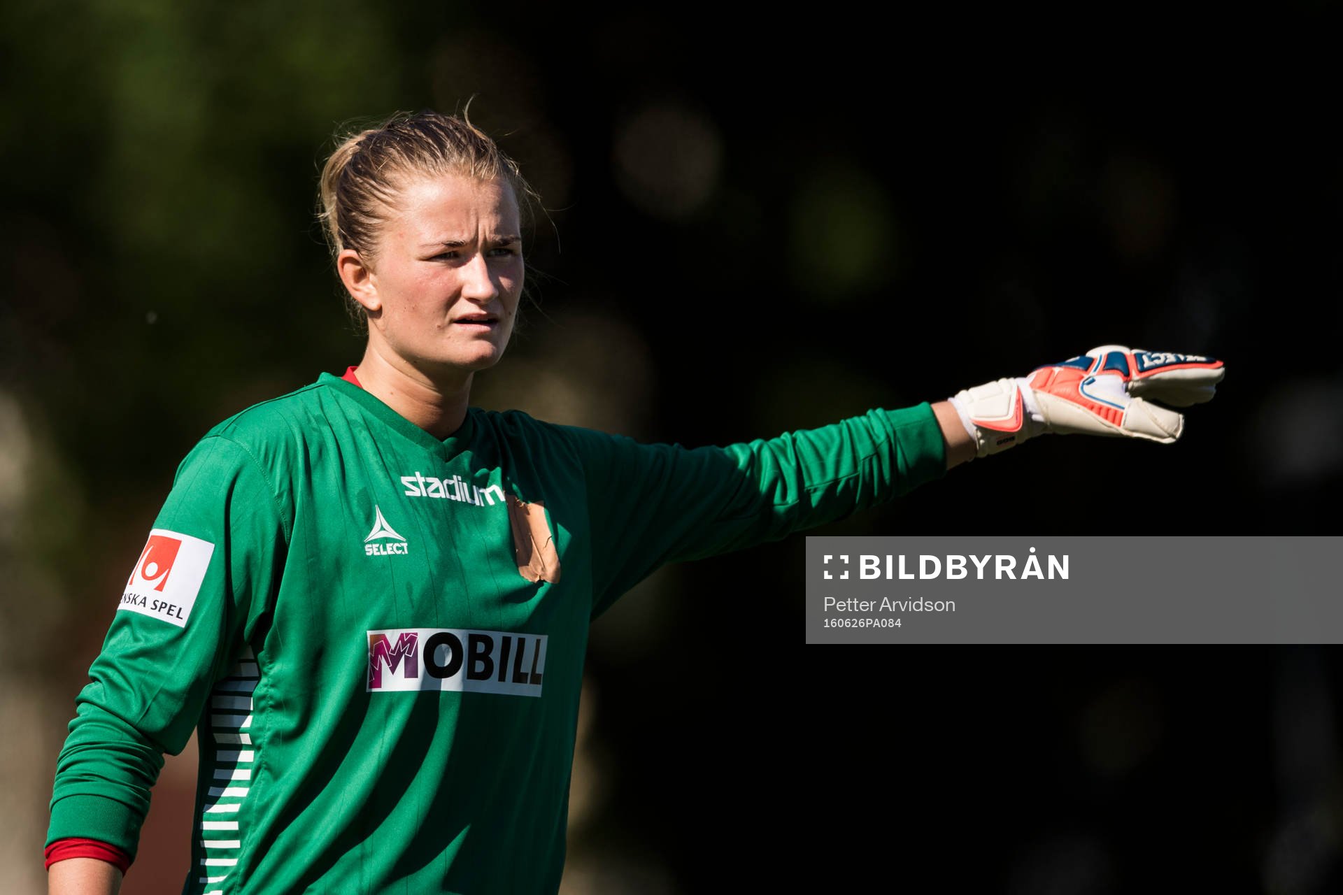 Hammarbys målvakt Lina Ringshamre