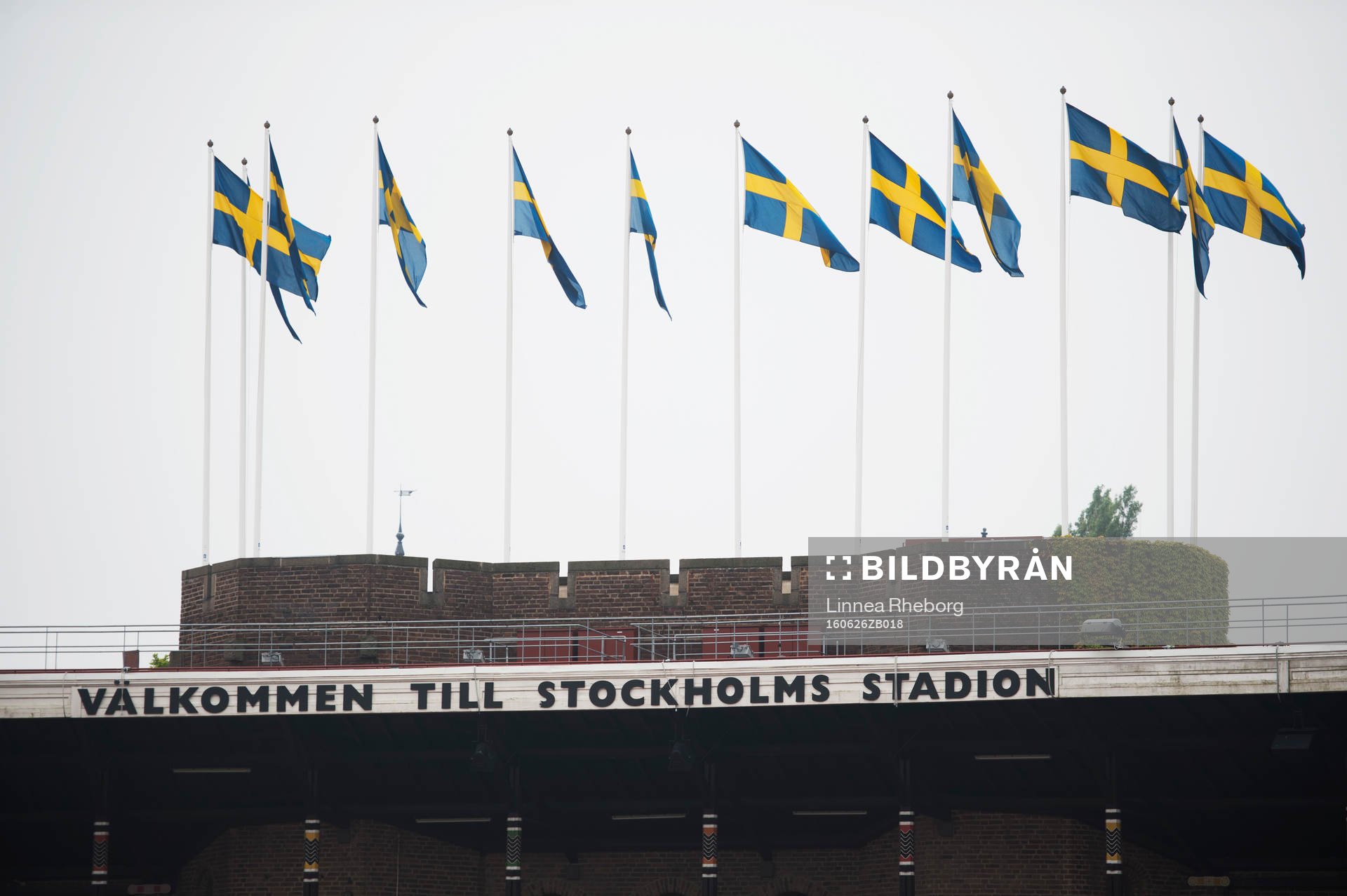 Exteriör av Stockholms Stadion