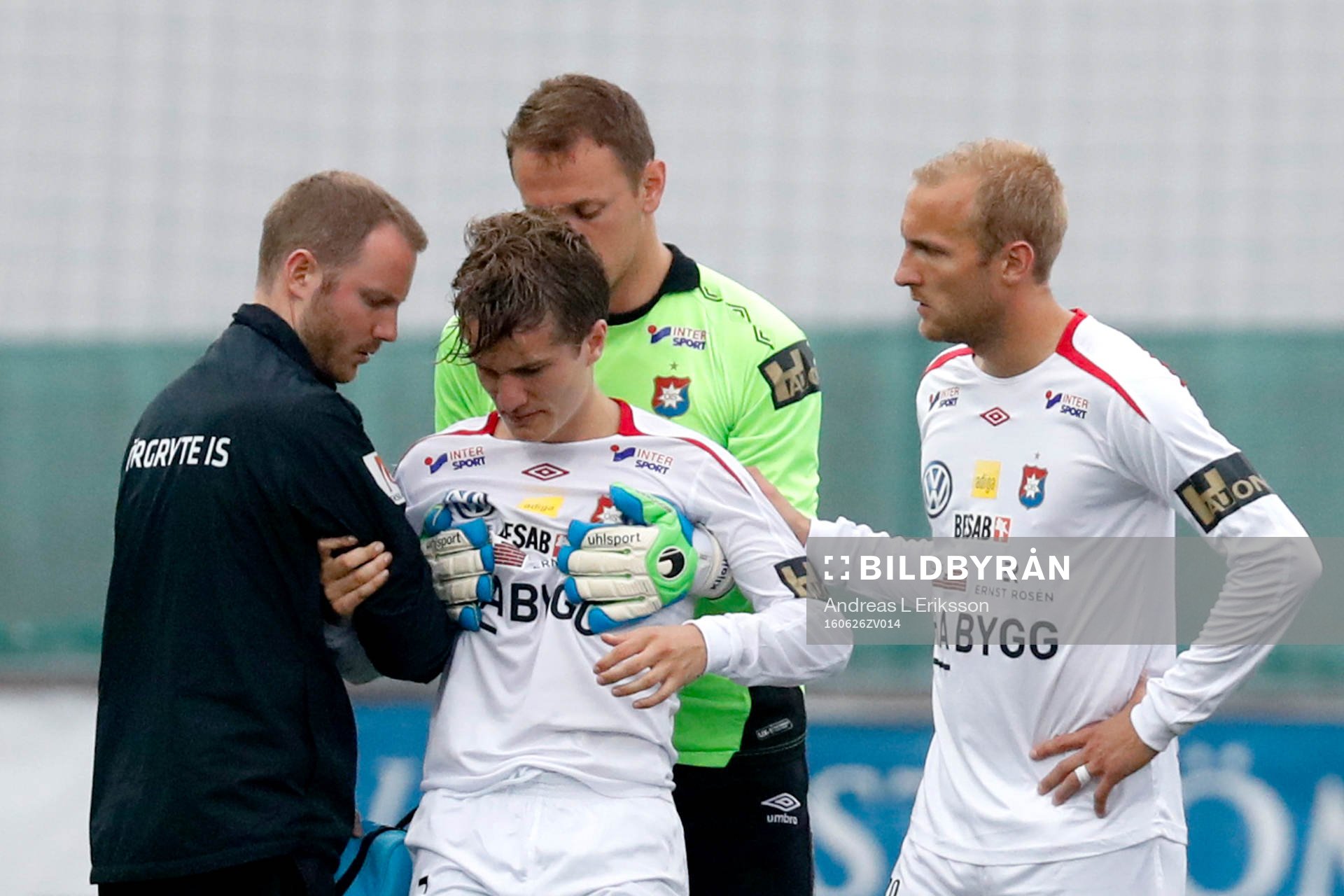Örgrytes målvakt Robertino Kljajic och Niklas Klingberg