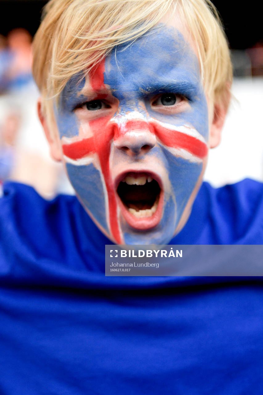 Isländska supportrar