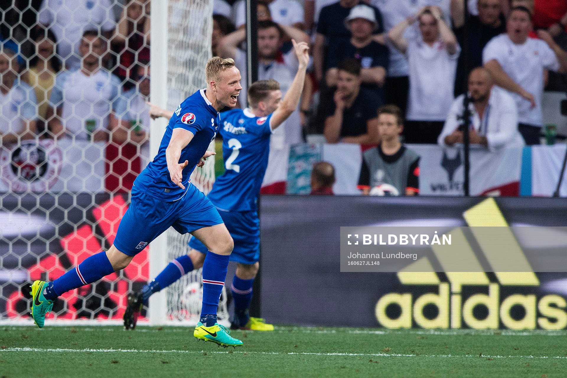Islands Kolbeinn Sigthorsson jublar