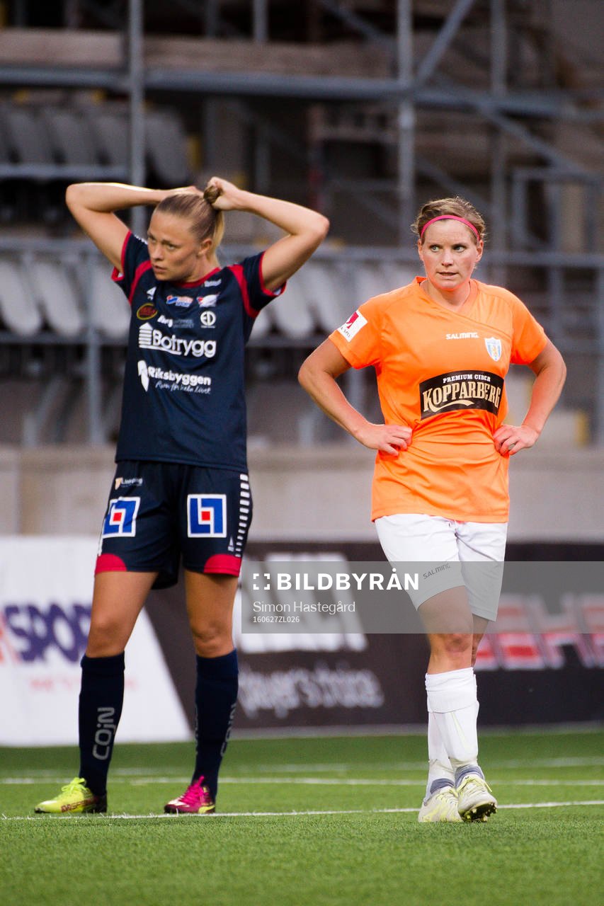 Linköpings Stina Blackstenius och Göteborgs Sara Linden