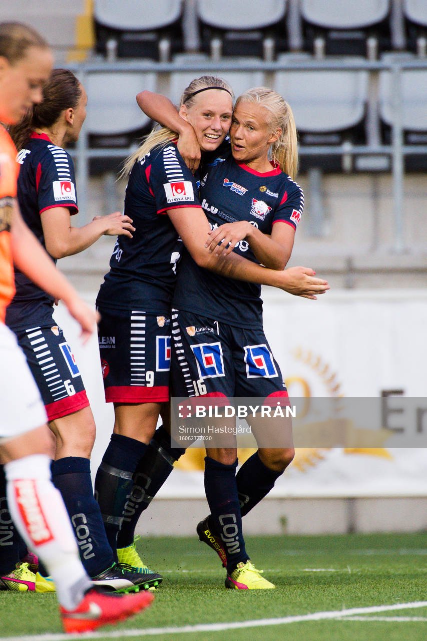 Linköpings Stina Blackstenius och Pernille Mosegaard