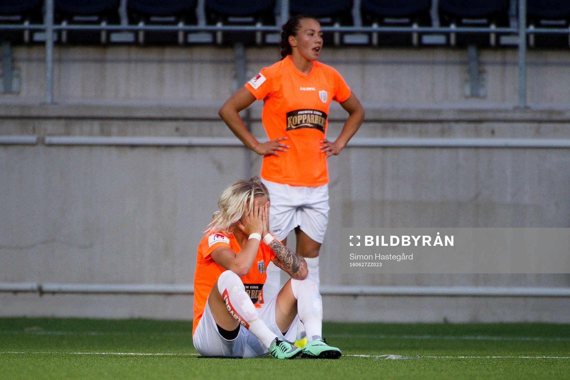 Göteborgs Marika Bergman Lundin och Elin Landström deppar