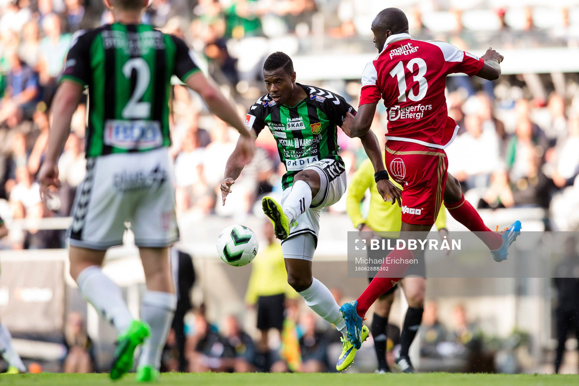 GAIS Liam Loyd Davies mot Degerfors Boris Lumbana