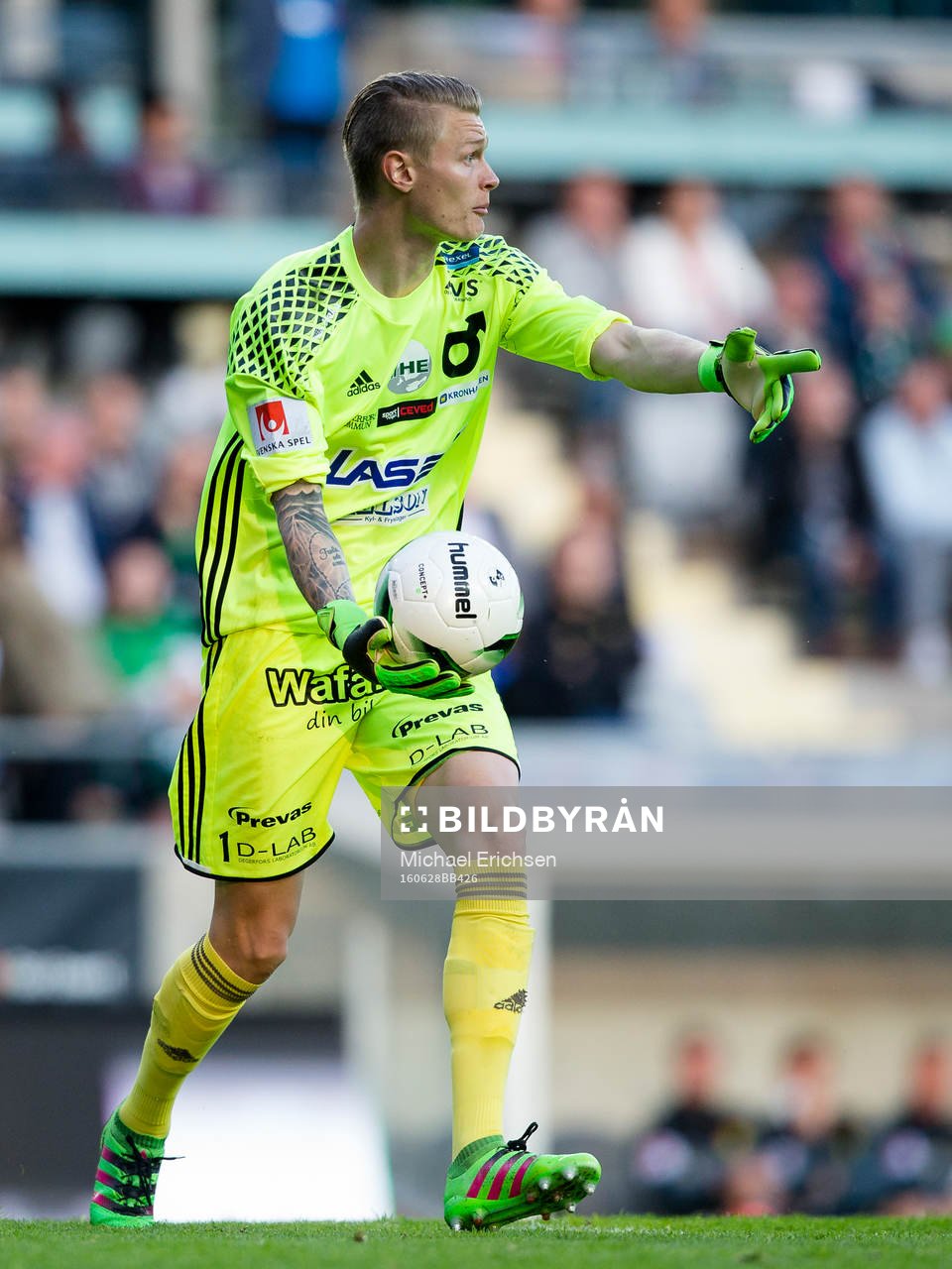 Degerfors målvakt Jesse Öst