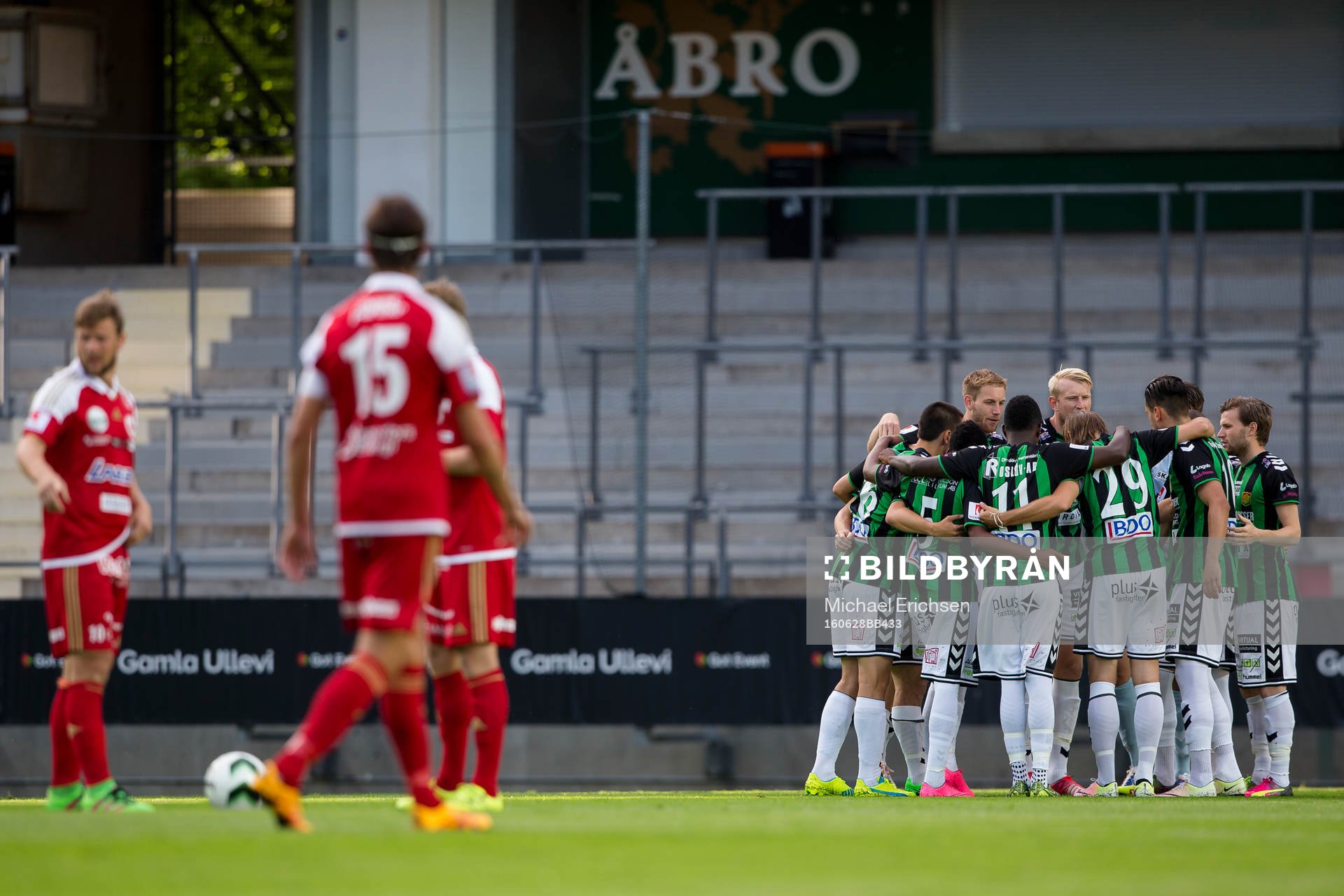 GAIS samlade innan fotbollsmatchen i Superettan mellan GAIS