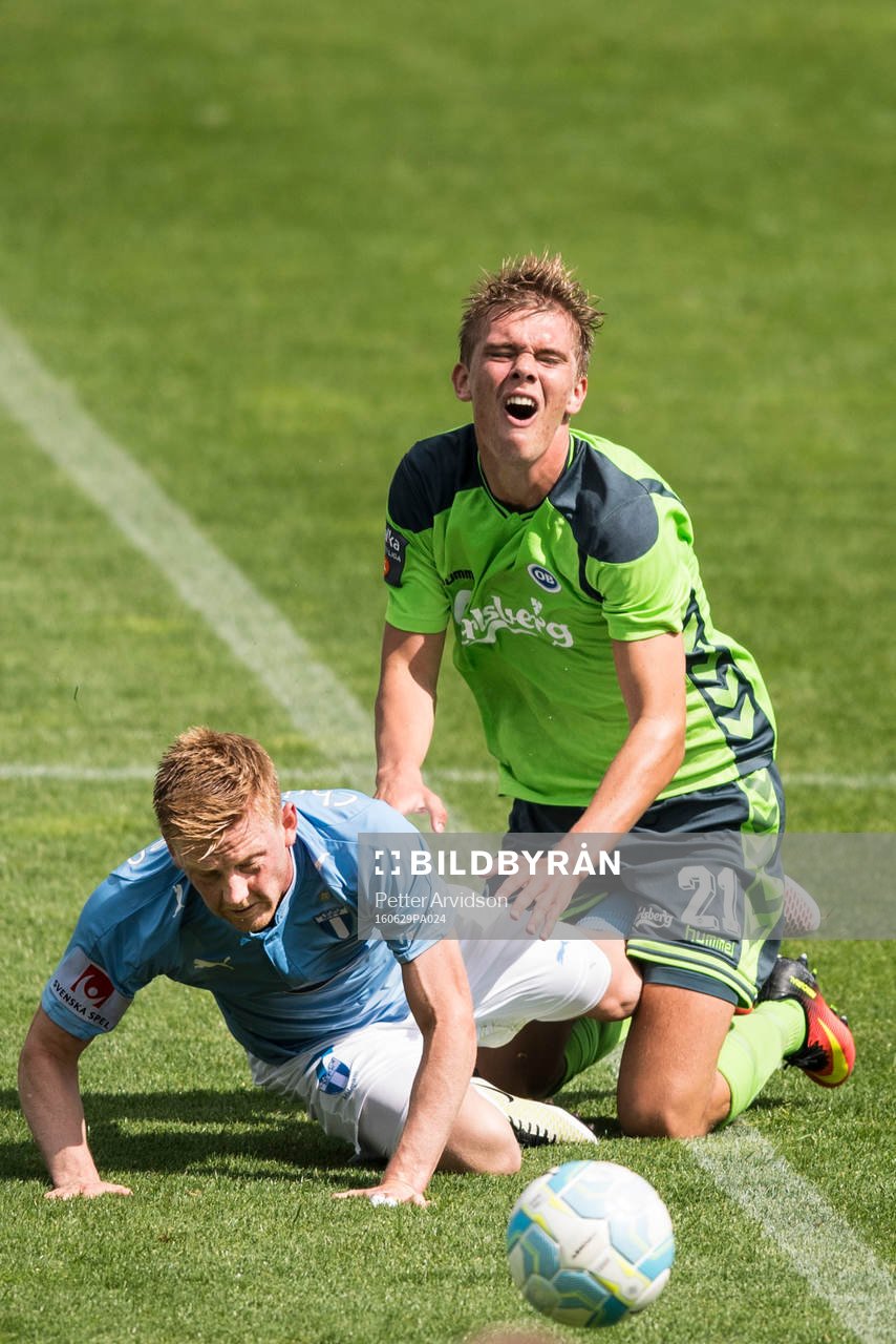 Malmö FFs Anders Christiansen och Odense Mathias Greve