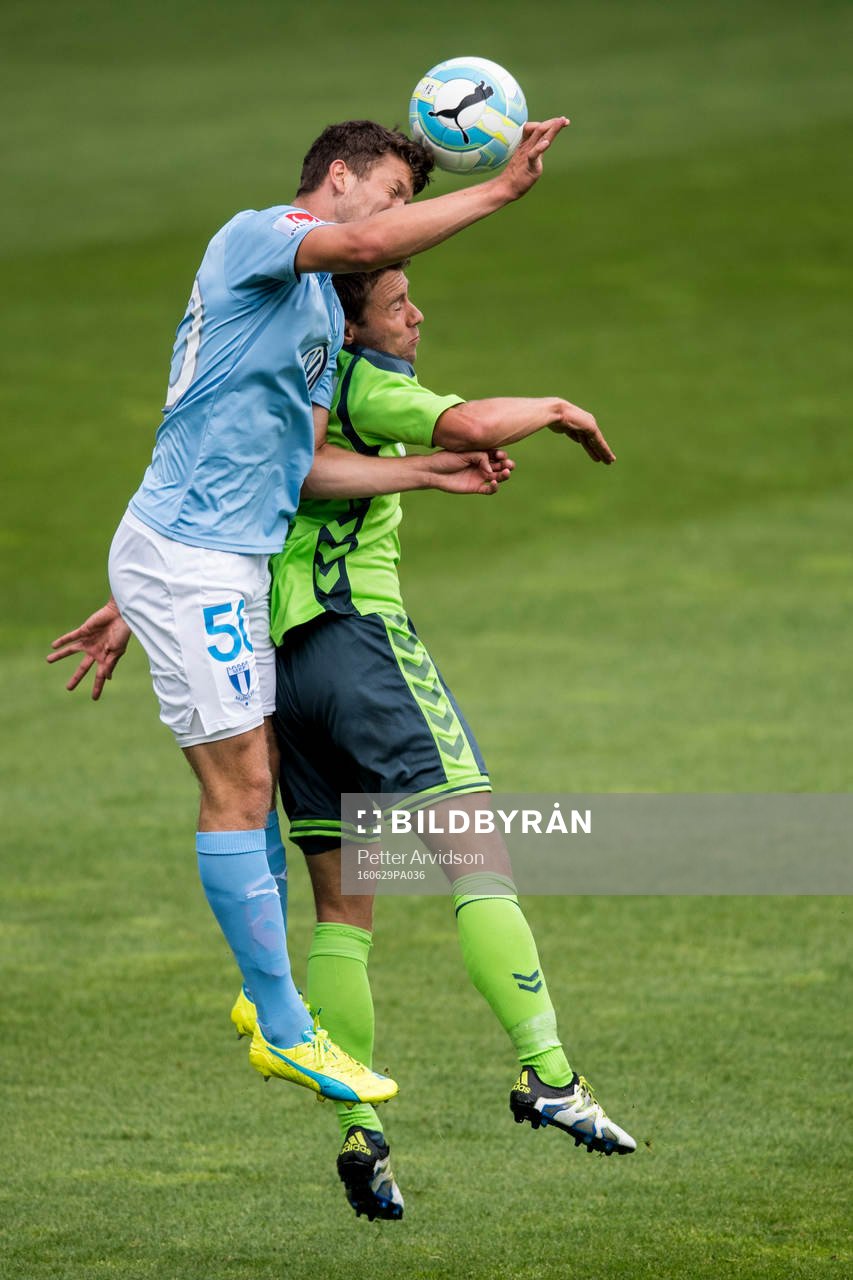Malmö FFs Mattias Andersson och Odense Rasmus Festersen
