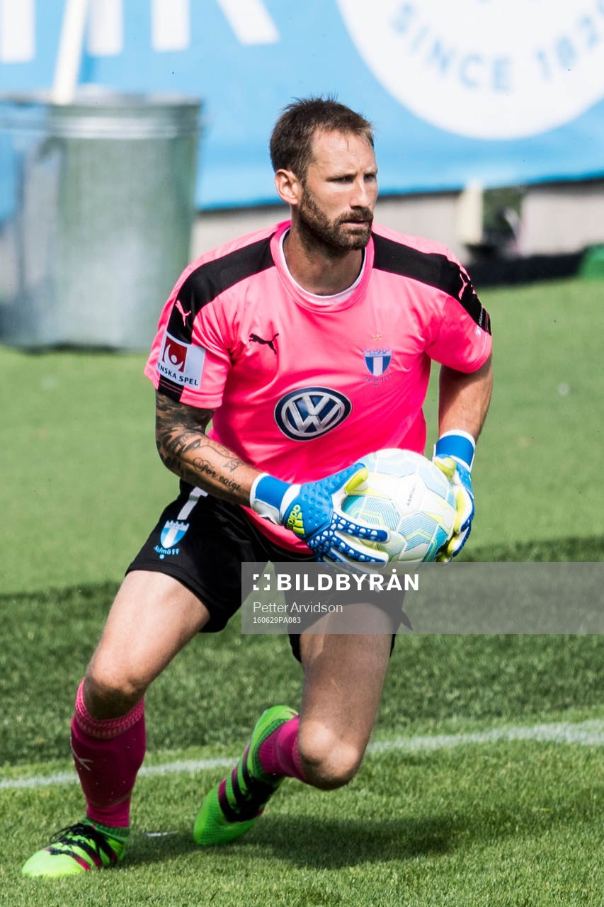 Malmö FFs målvakt Johan Wiland