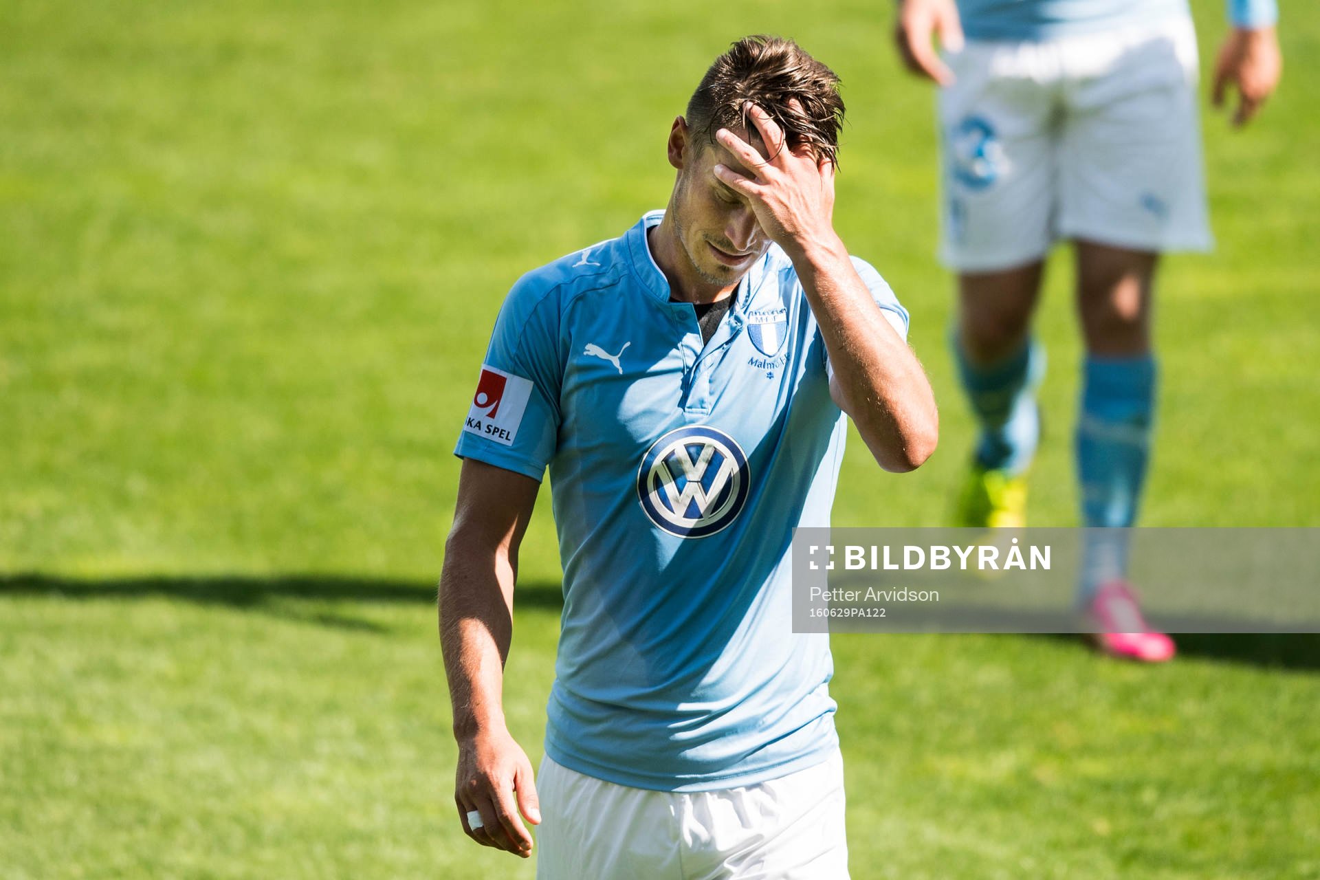 Malmö FFs Markus Rosenberg deppar