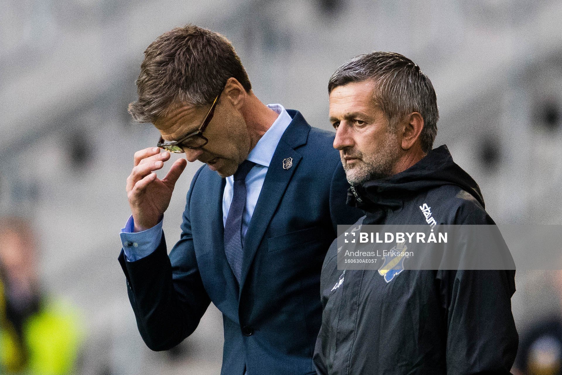 s tränare Rikard Norling och assisterande tränare Nebojsa