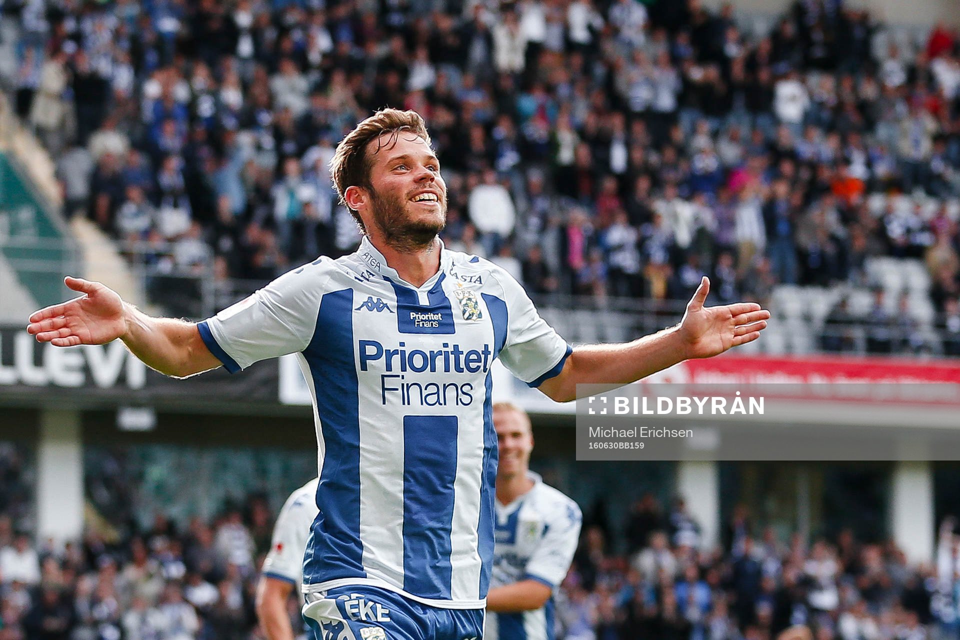 IFK Göteborgs Emil Salomonsson jublar