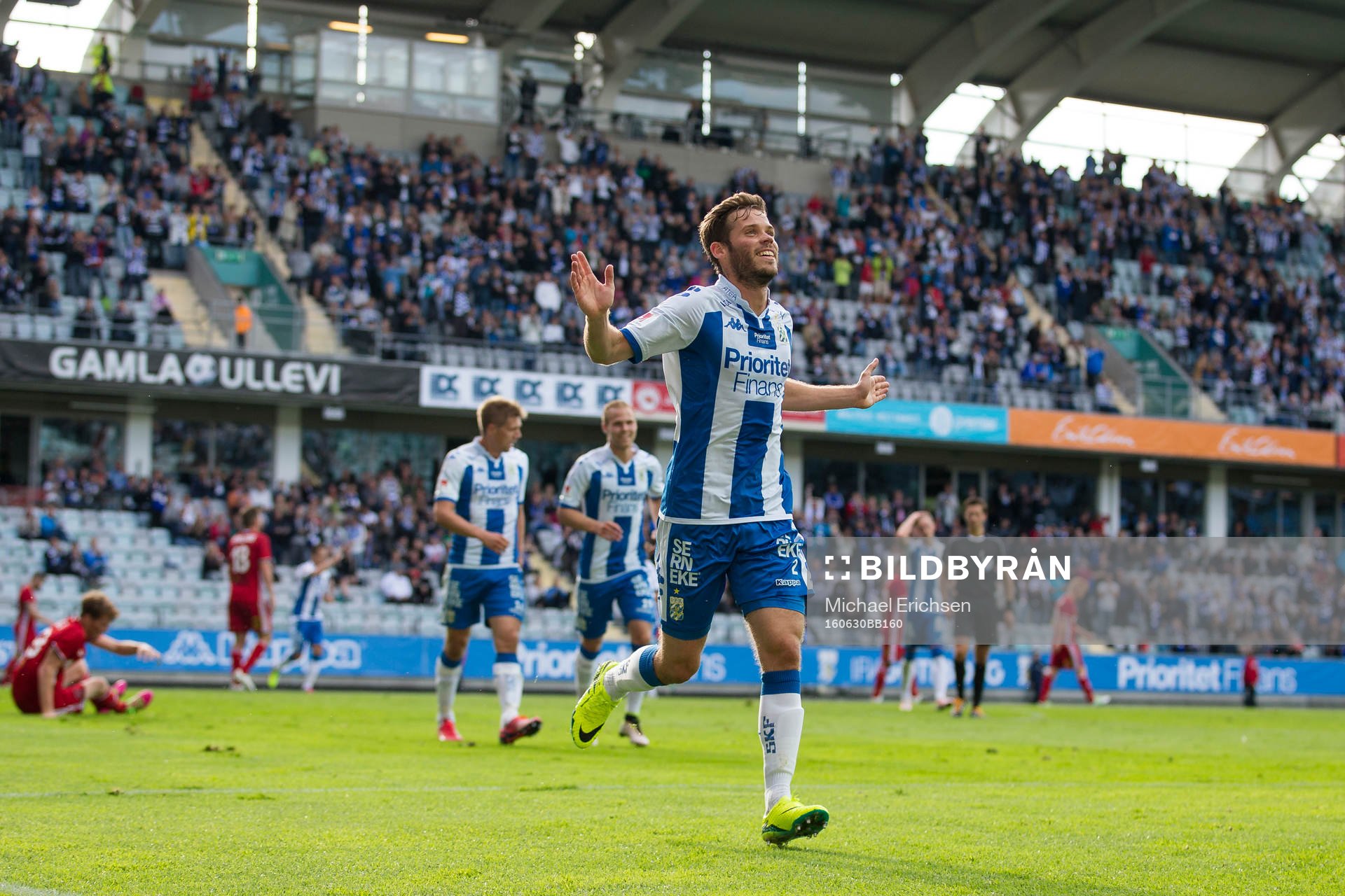 IFK Göteborgs Emil Salomonsson jublar
