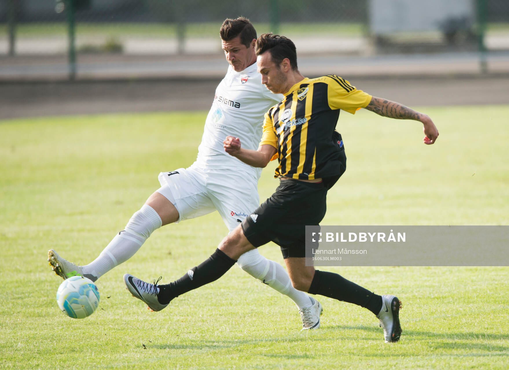 IFK Hässleholms Karim Al-Asi i matchen i division 2 mellan